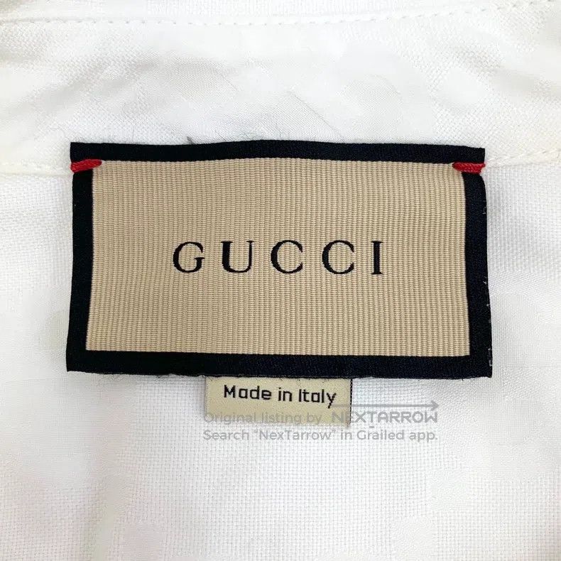 Other Gucci White logo jacquard full-printed cotton lapel single Size US XXS / EU 40 - 5 Thumbnail