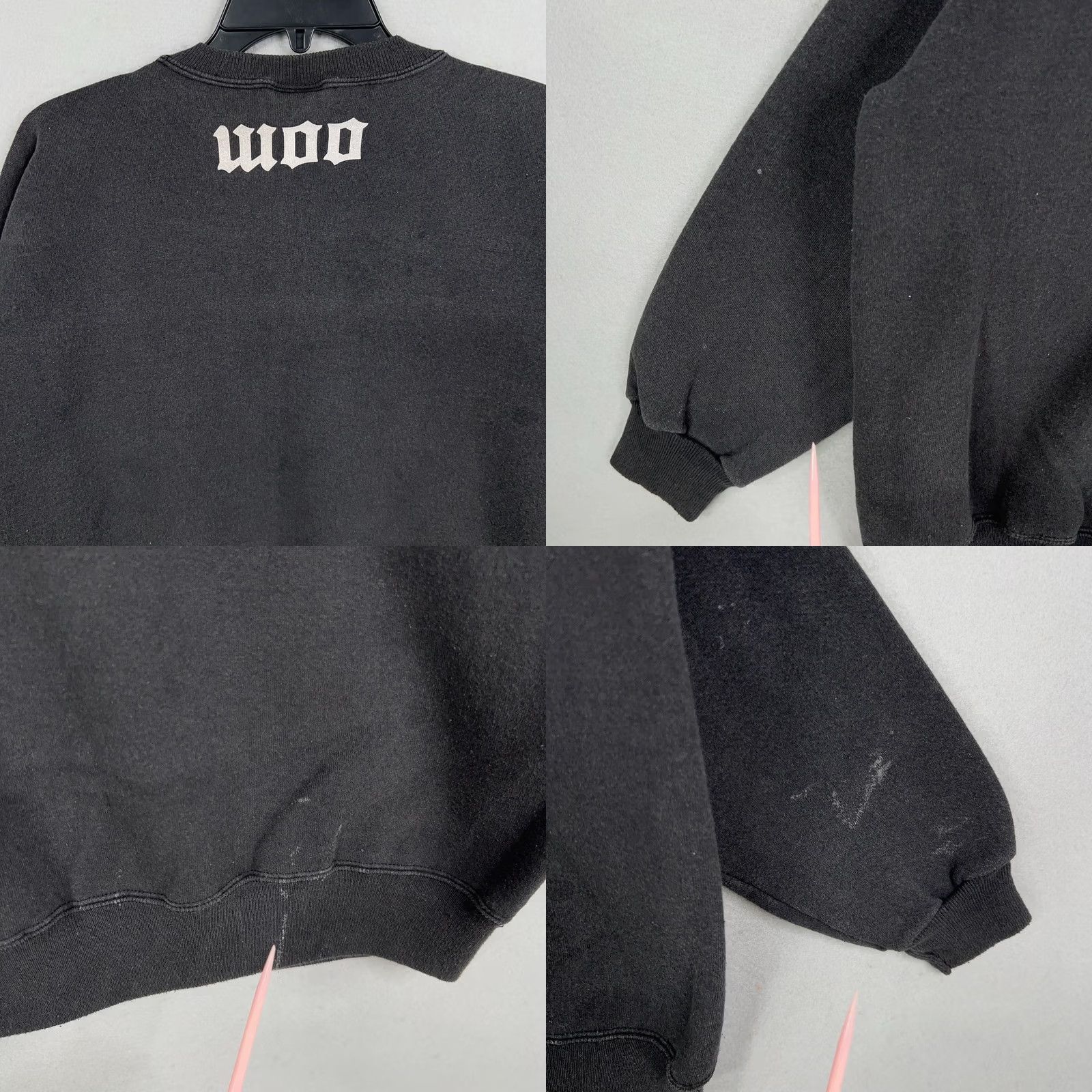 Hanes VINTAGE Hanes Delta Zeta Kappa Sweatshirt Mens XL Black Graphic Print 90s Preppy Crewneck Size US XL / EU 56 / 4 - 8 Thumbnail