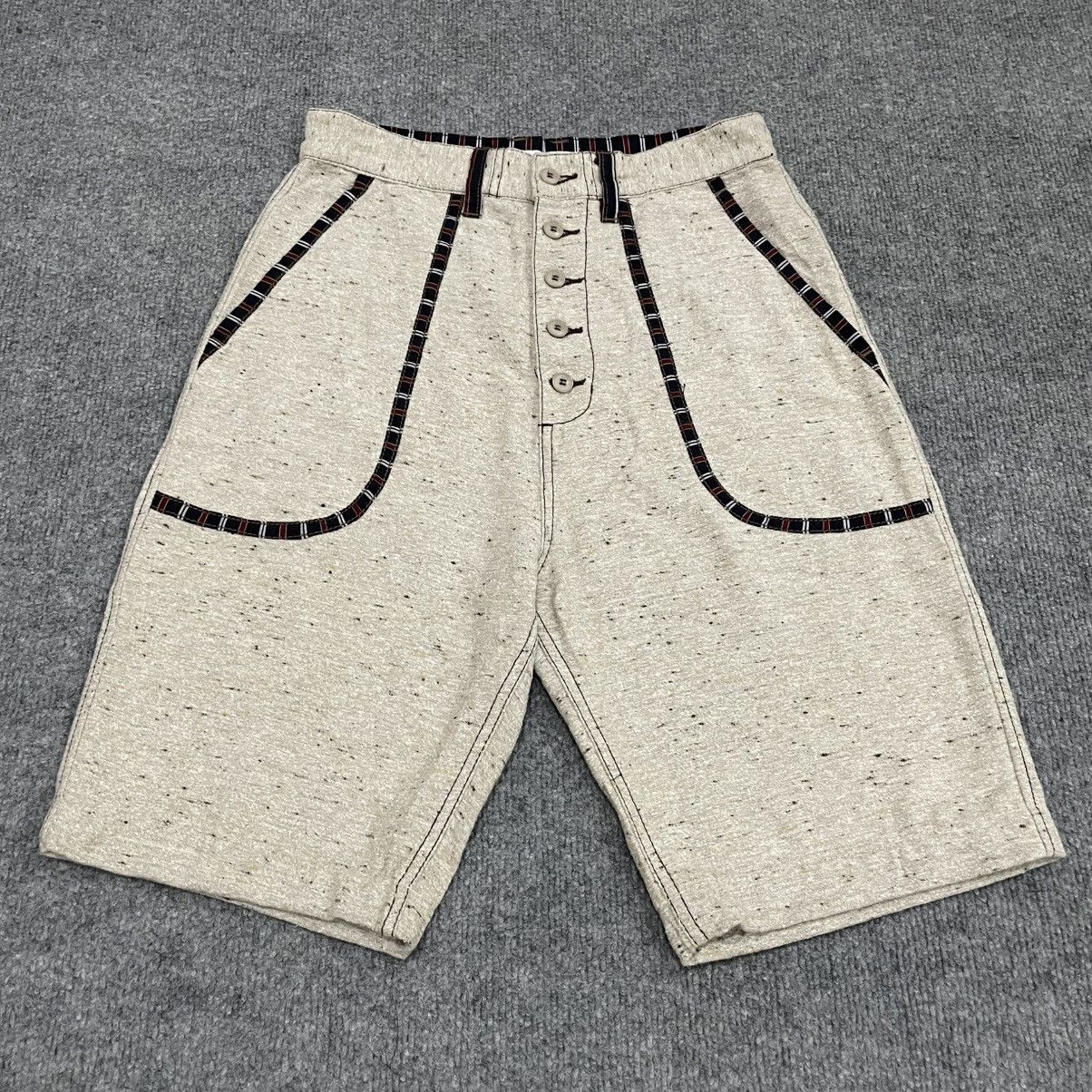 Issey Miyake Issey Miyake Né-net Nep Tweed Button Fly Shorts Size US 27 - 2 Thumbnail