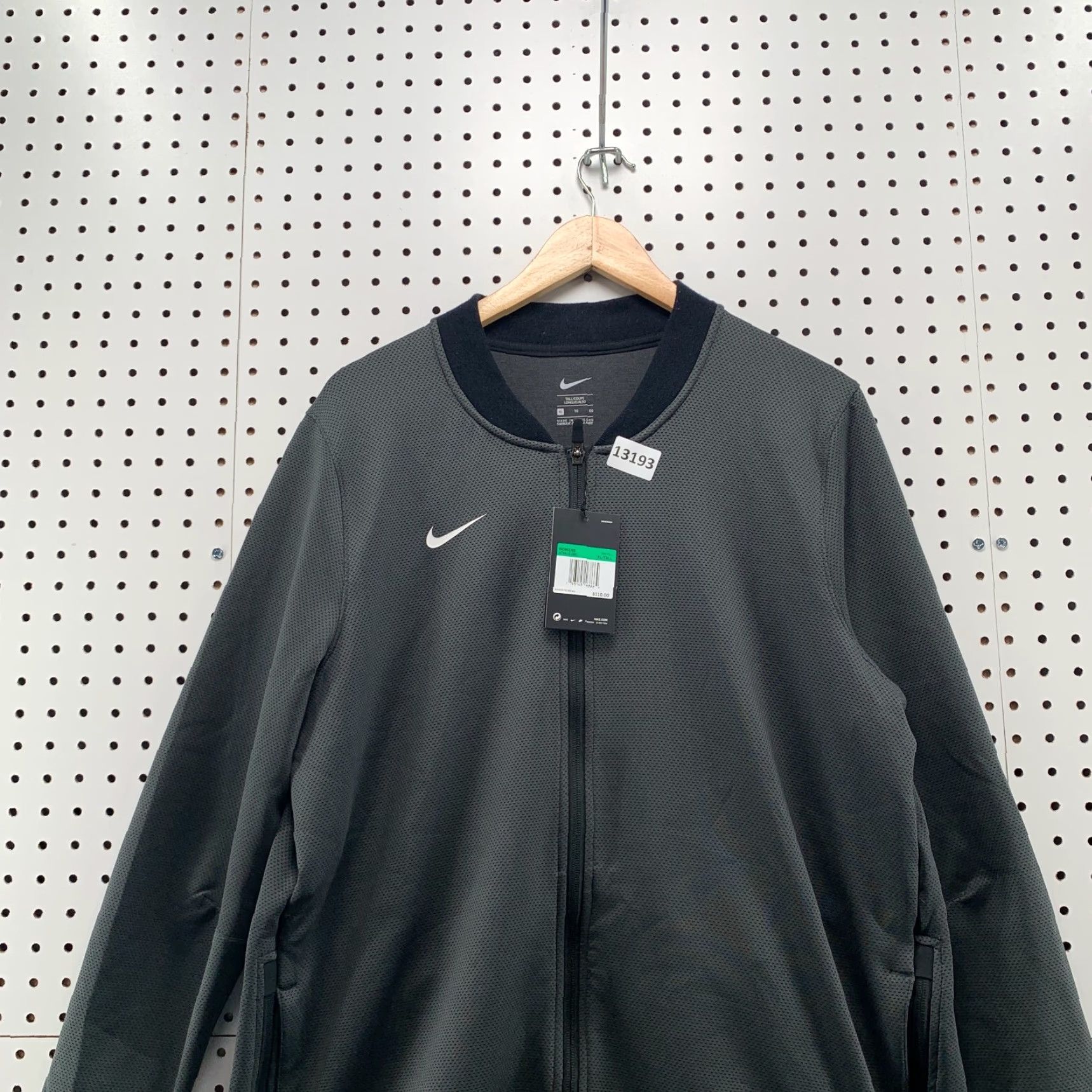 Nike VINTAGE Nike Dri Fit Active Jacket Womens Tall XL Gray NWT 110 Size XL / US 12-14 / IT 48-50 - 6 Thumbnail