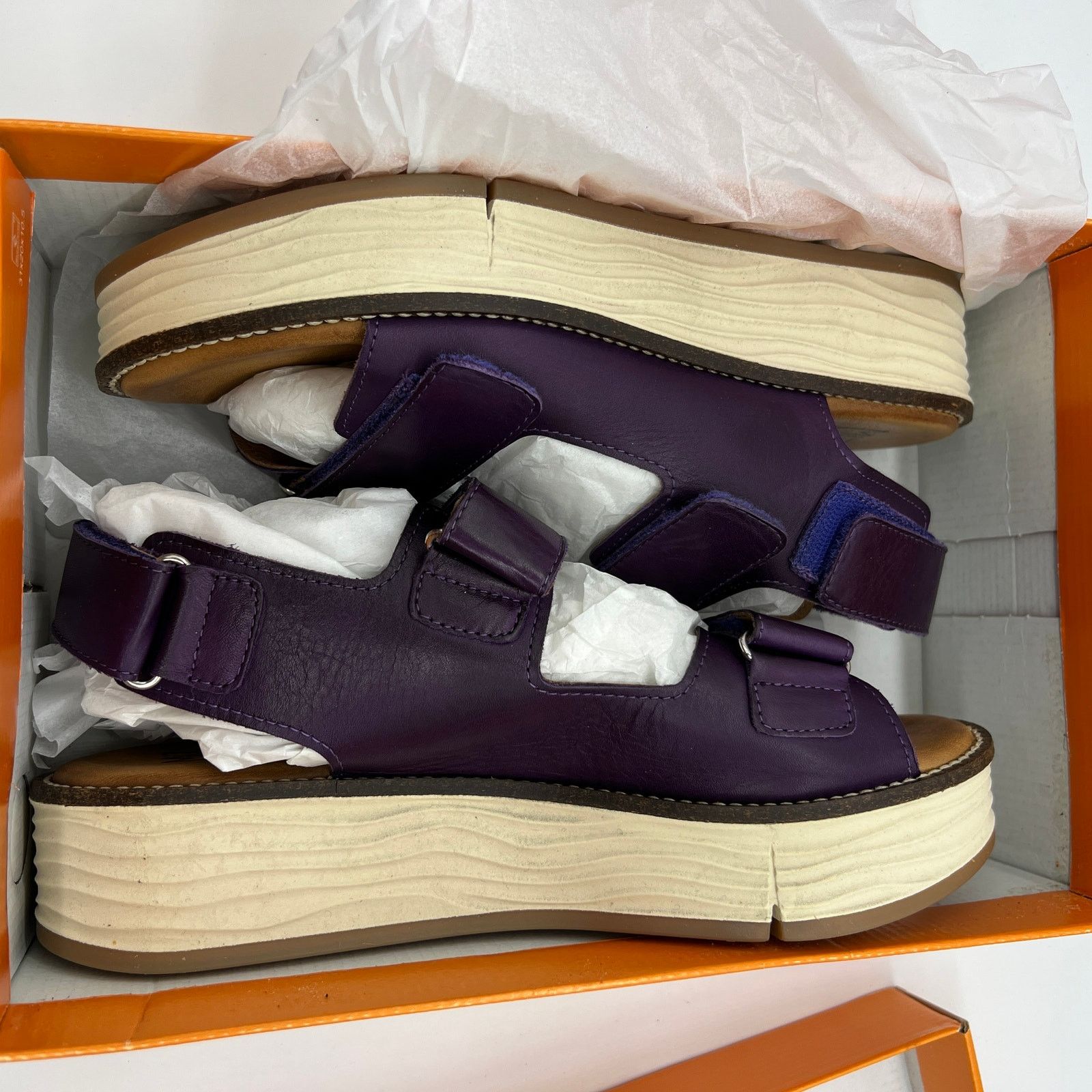 Other Miz Mooz Purple Leather Adjustable Sport Sandals Size 9 Size US 9 / IT 39 - 2 Thumbnail