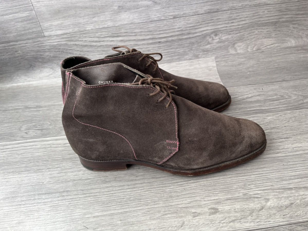 Crockett & Jones Crockett and jones chukka brown suede boots sz uk 7.5D Size US 8.5 / EU 41-42 - 6 Thumbnail