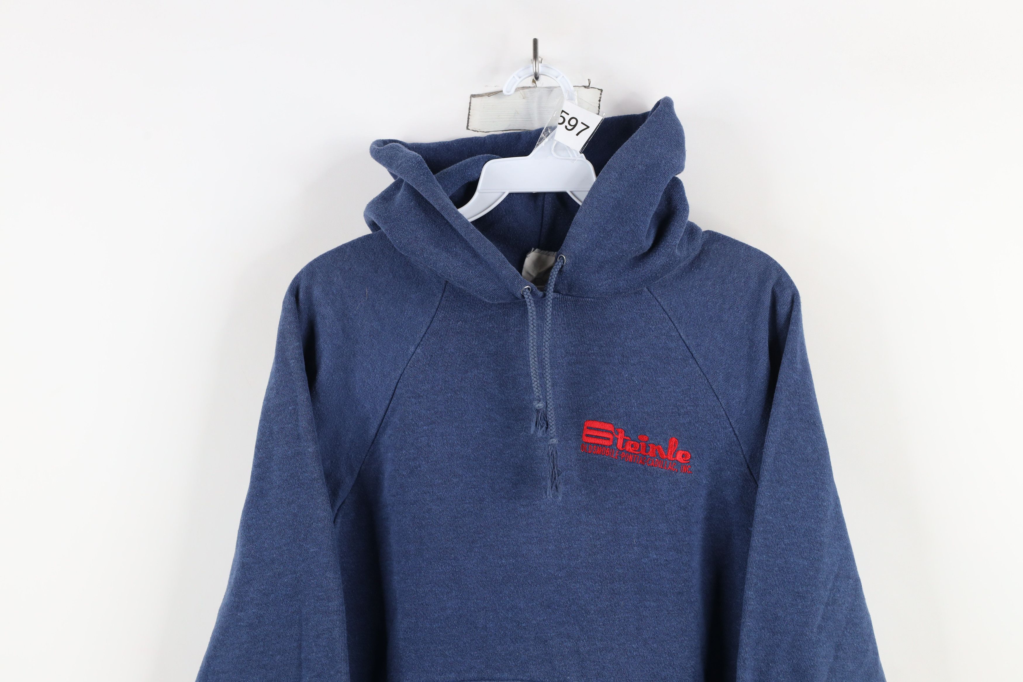 Vintage Vintage 70s 80s Oldsmobile Cadillac Car Hoodie Blue USA Size US M / EU 48-50 / 2 - 2 Thumbnail