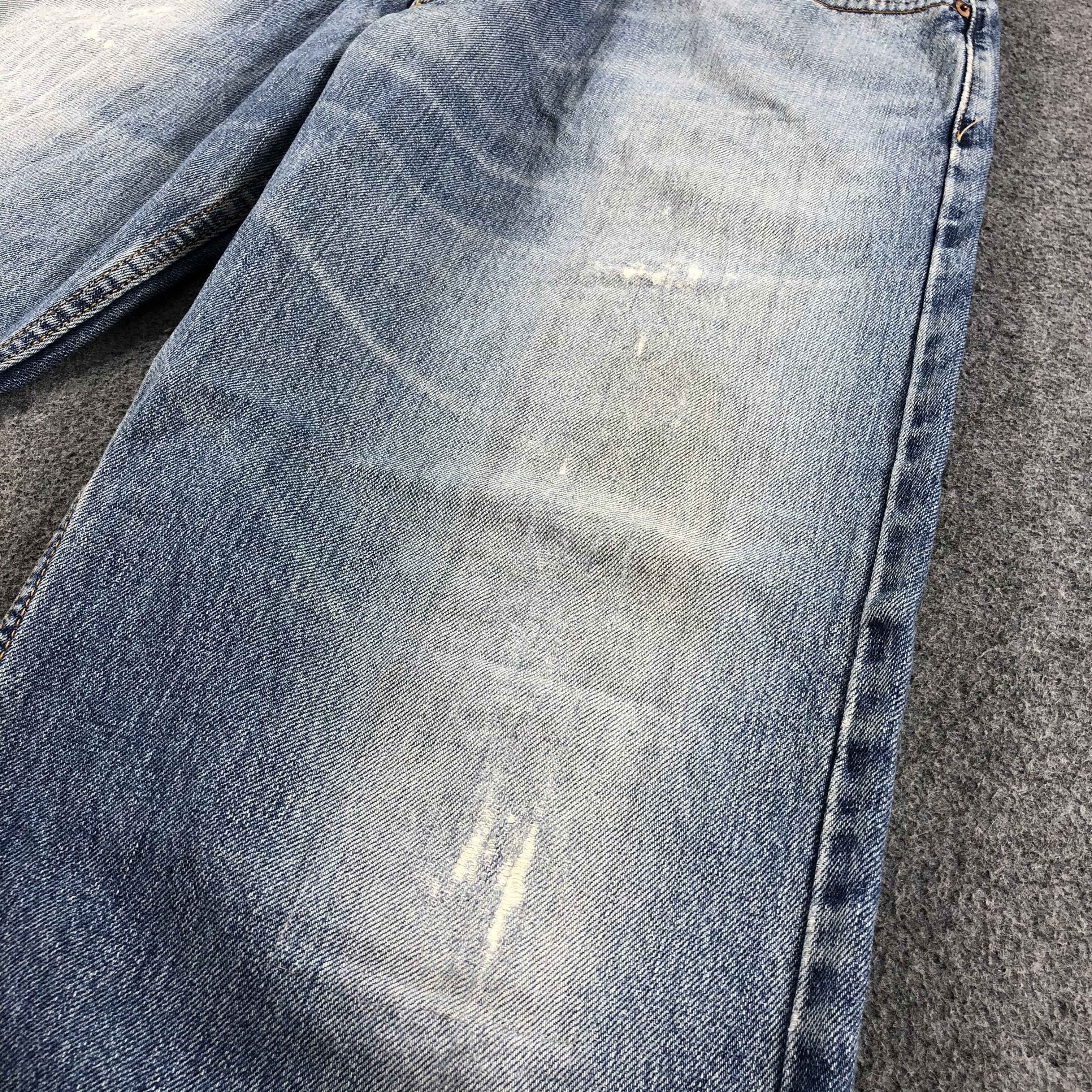 Levi's Vintage Blue Wash Levis 569 Jeans-J2470 Size US 35 - 8 Thumbnail