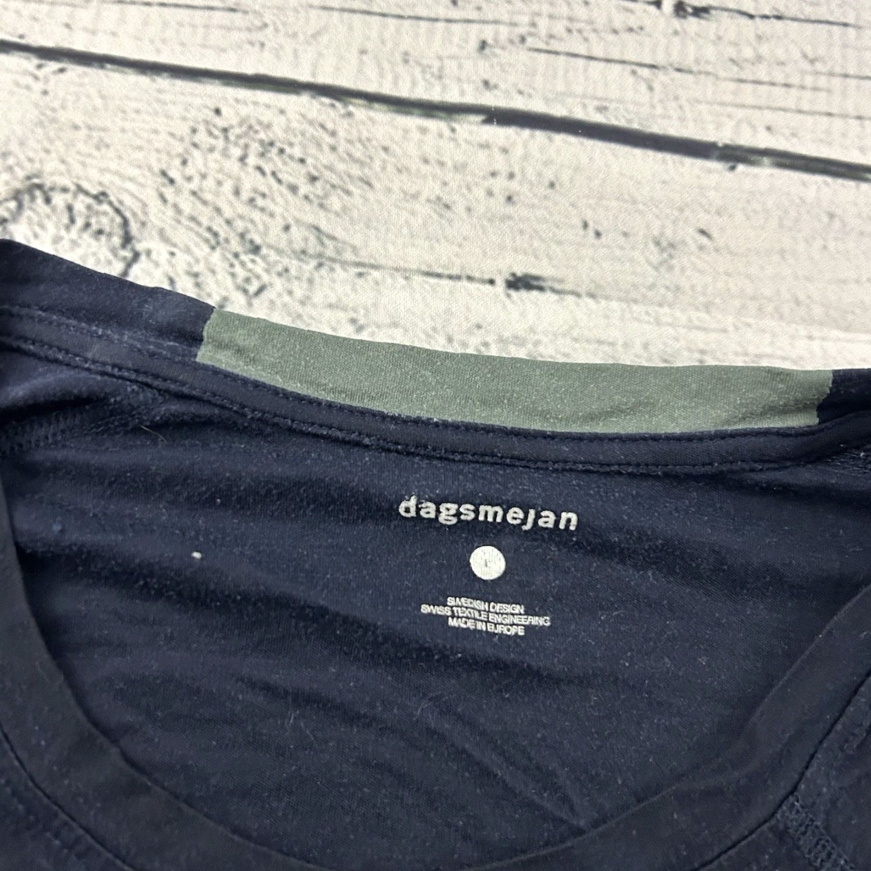 Vintage Dagsmejan T-Shirt Men L Blue Short Sleeve Shirt Mens Large Blue Size US L / EU 52-54 / 3 - 2 Thumbnail