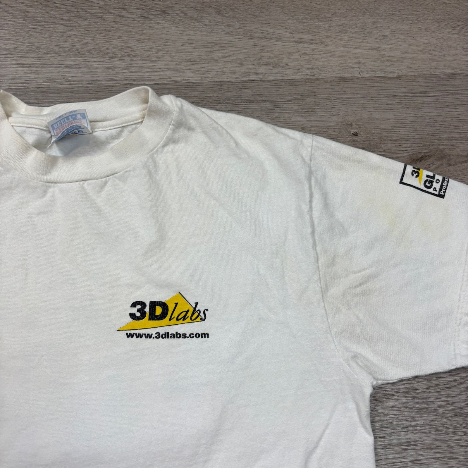 Hanes × Vintage VTG 3D Labs Permedia Power 3D Graphics Processor Shirt Large Size US L / EU 52-54 / 3 - 4 Thumbnail