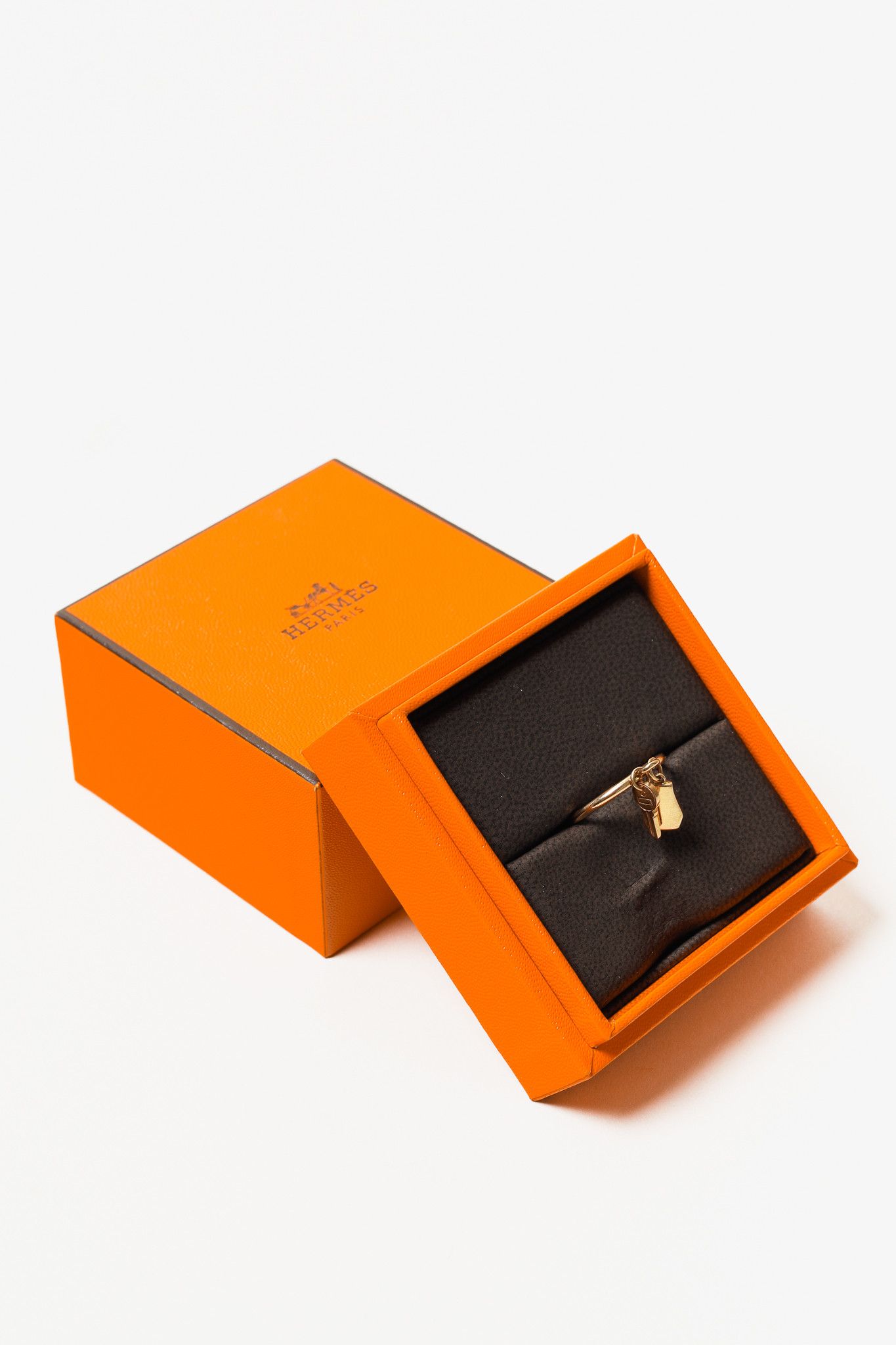 Hermes Hermes Kelly Clochette 18k Rose Gold Ring Size ONE SIZE - 3 Thumbnail