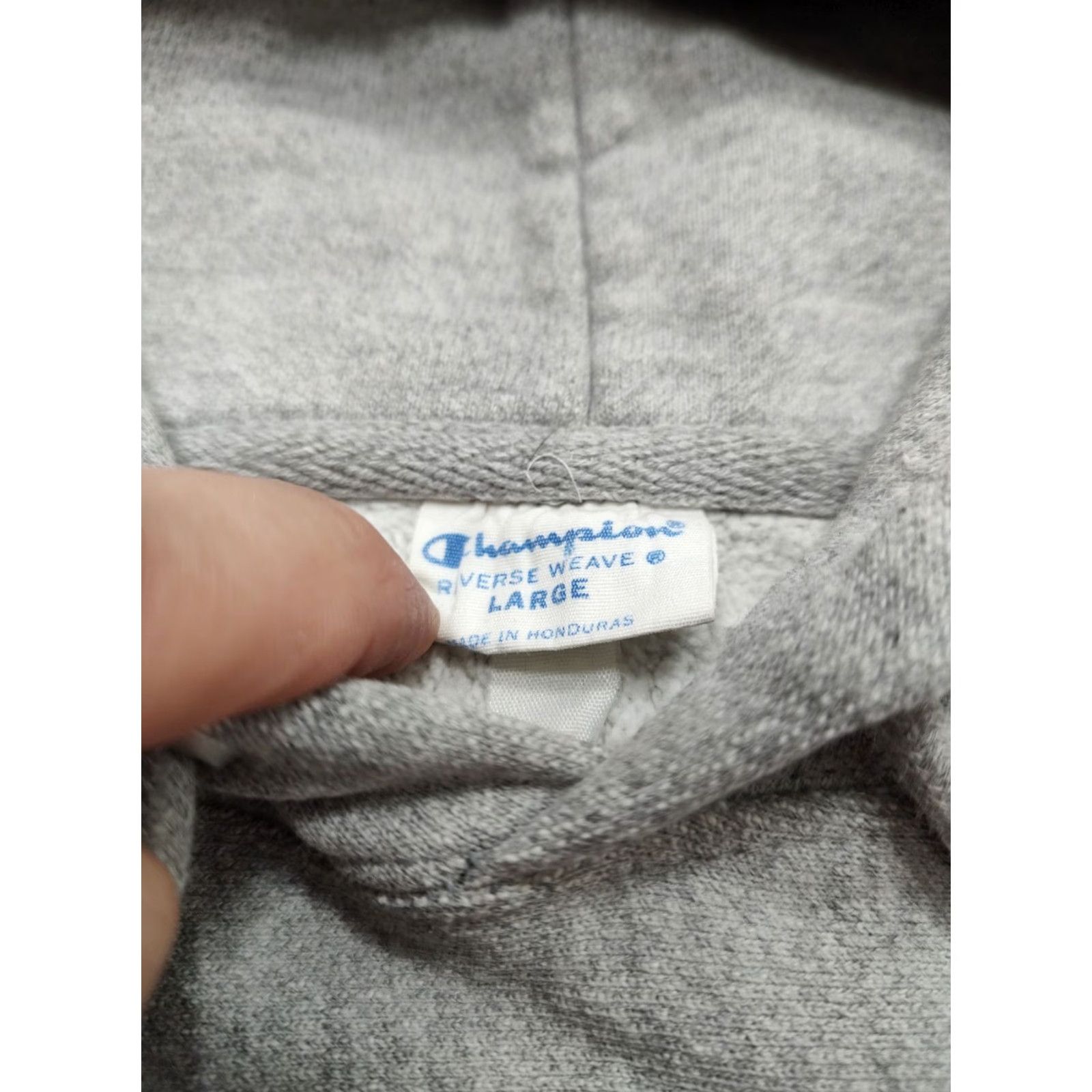 Champion VINTAGE Champion Reverse Weave Wisconsin Badgers Hoodie L Gray Mens 90s Pullover Reversible Size US L / EU 52-54 / 3 - 5 Thumbnail