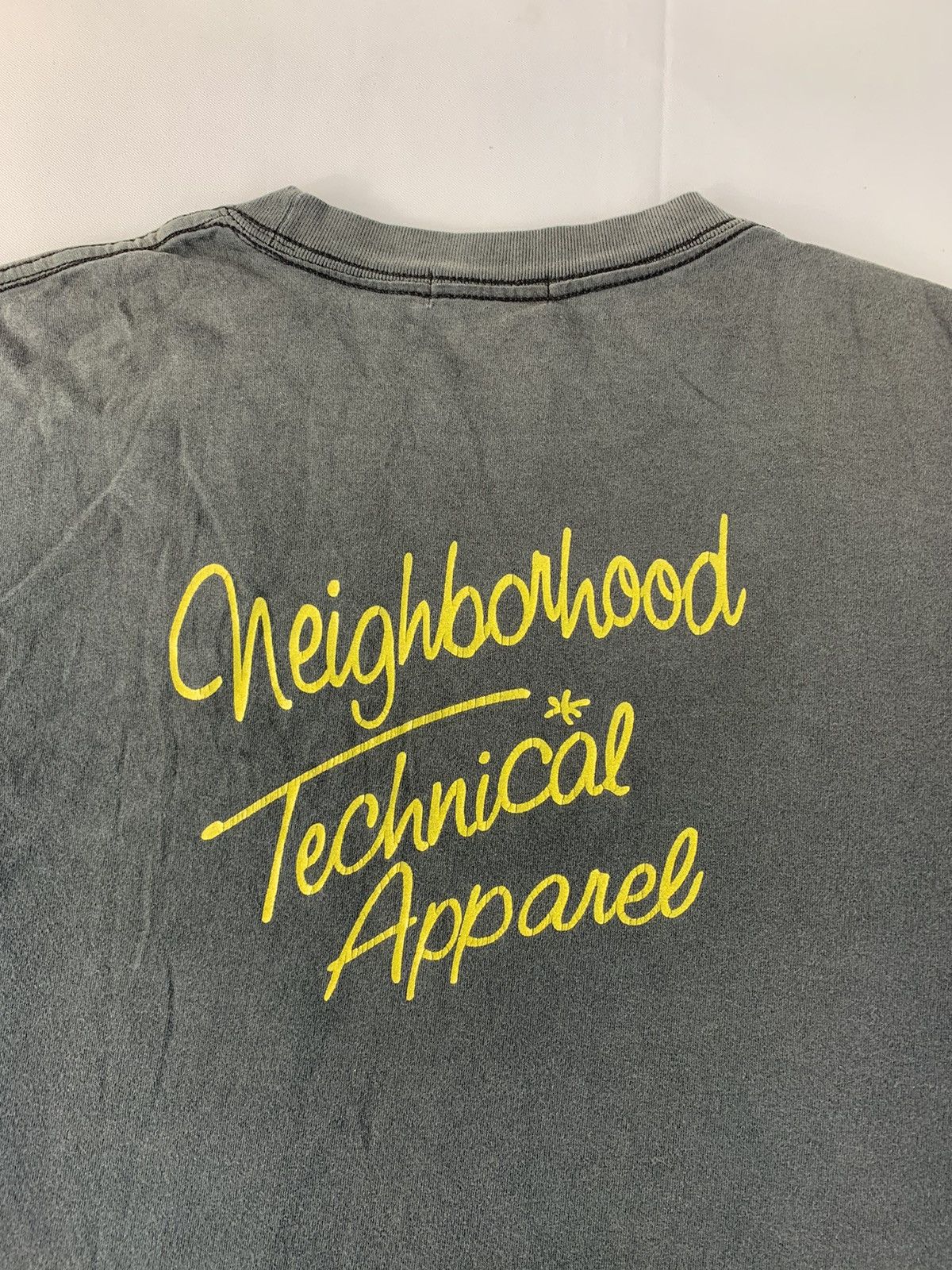 Japanese Brand × Neighborhood × Vintage 90s Neighborhood Technical Apparel Spell Out Tee Size US L / EU 52-54 / 3 - 3 Thumbnail