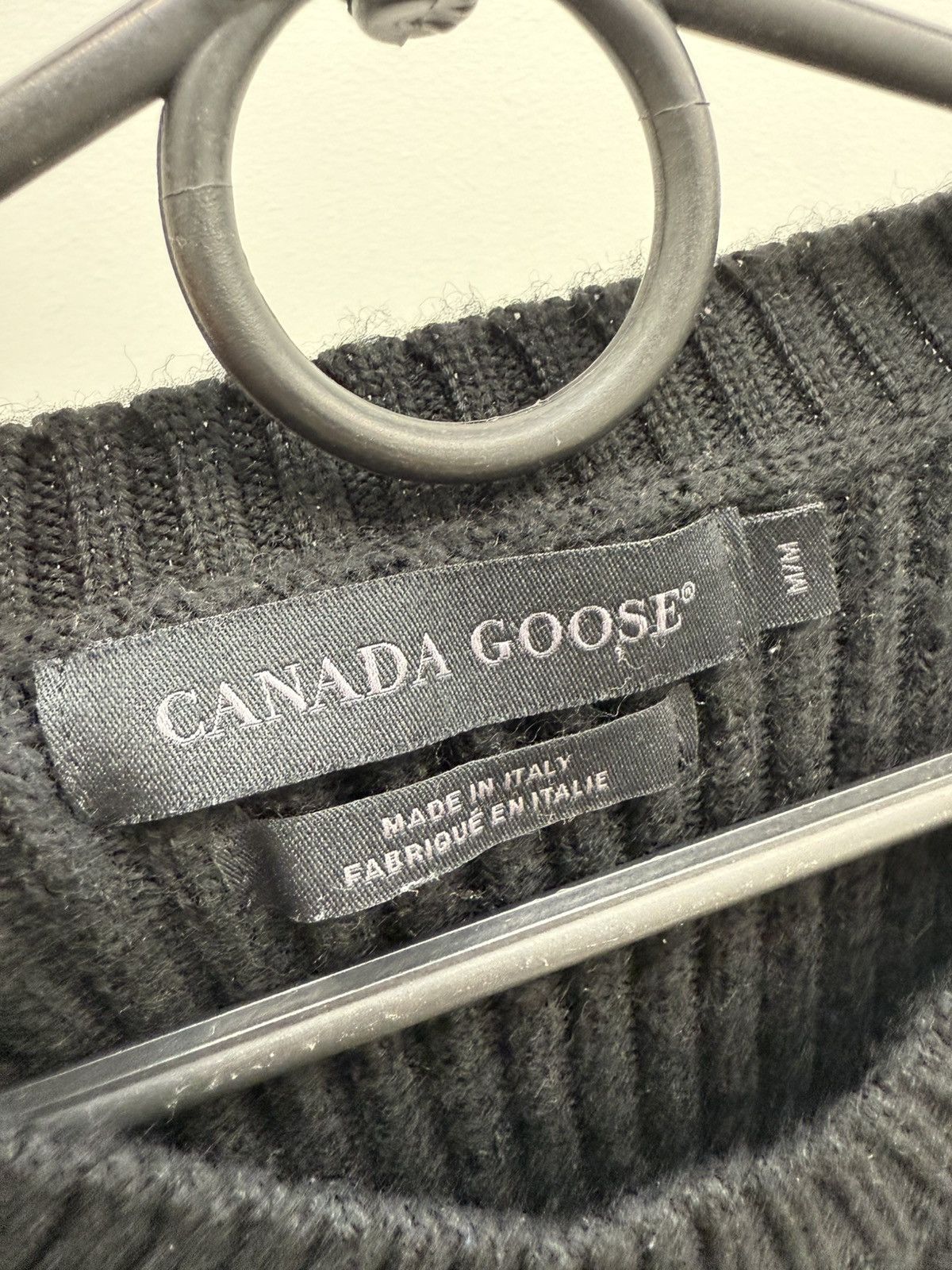 Canada Goose Canada Goose Logo Arm Ribbed Wool Sweater Size M / US 6-8 / IT 42-44 - 2 Thumbnail