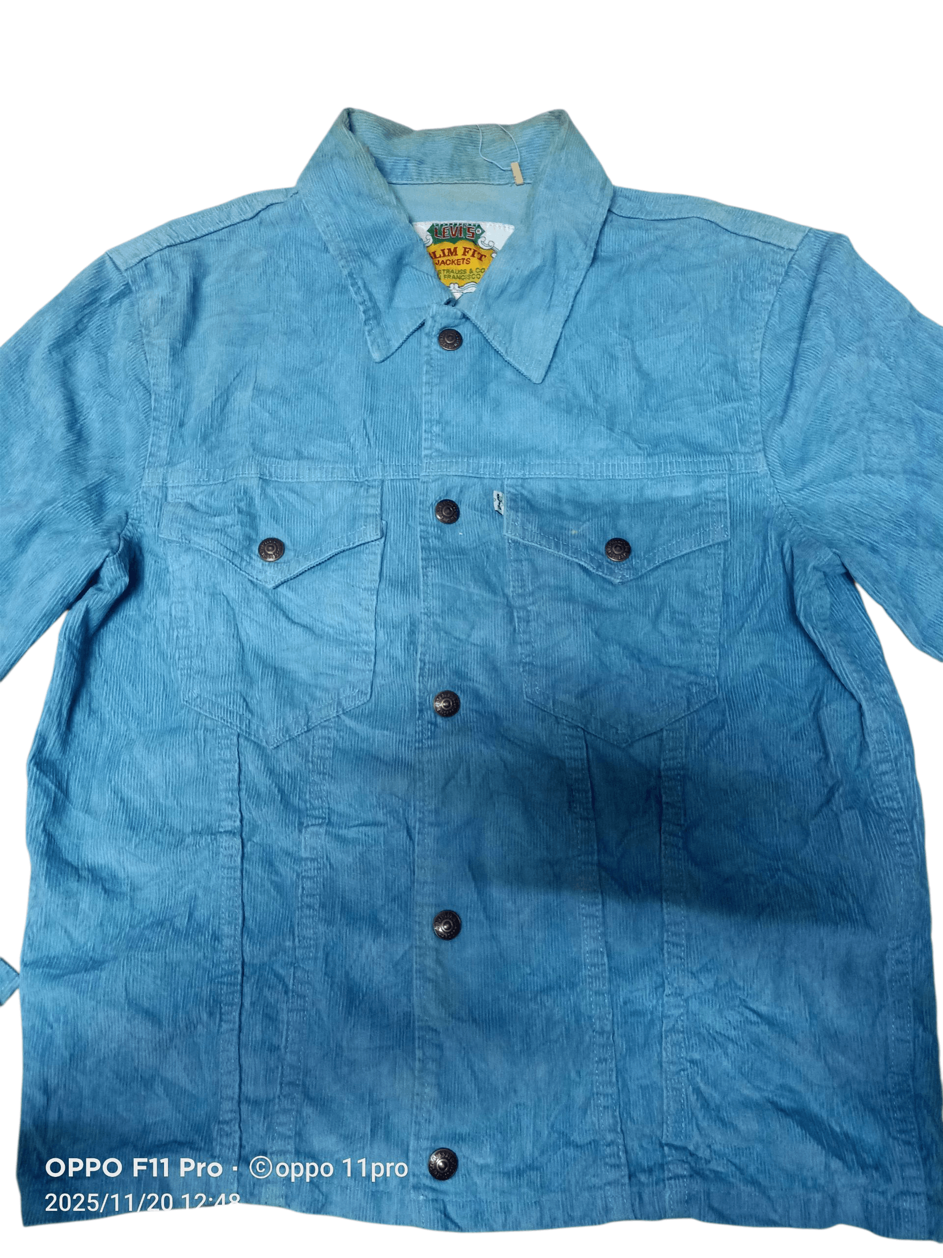 Levi's Vintage Clothing 🌟Levis Denim Big E Trucker Conduroy🌟 Size US S / EU 44-46 / 1 - 2 Thumbnail