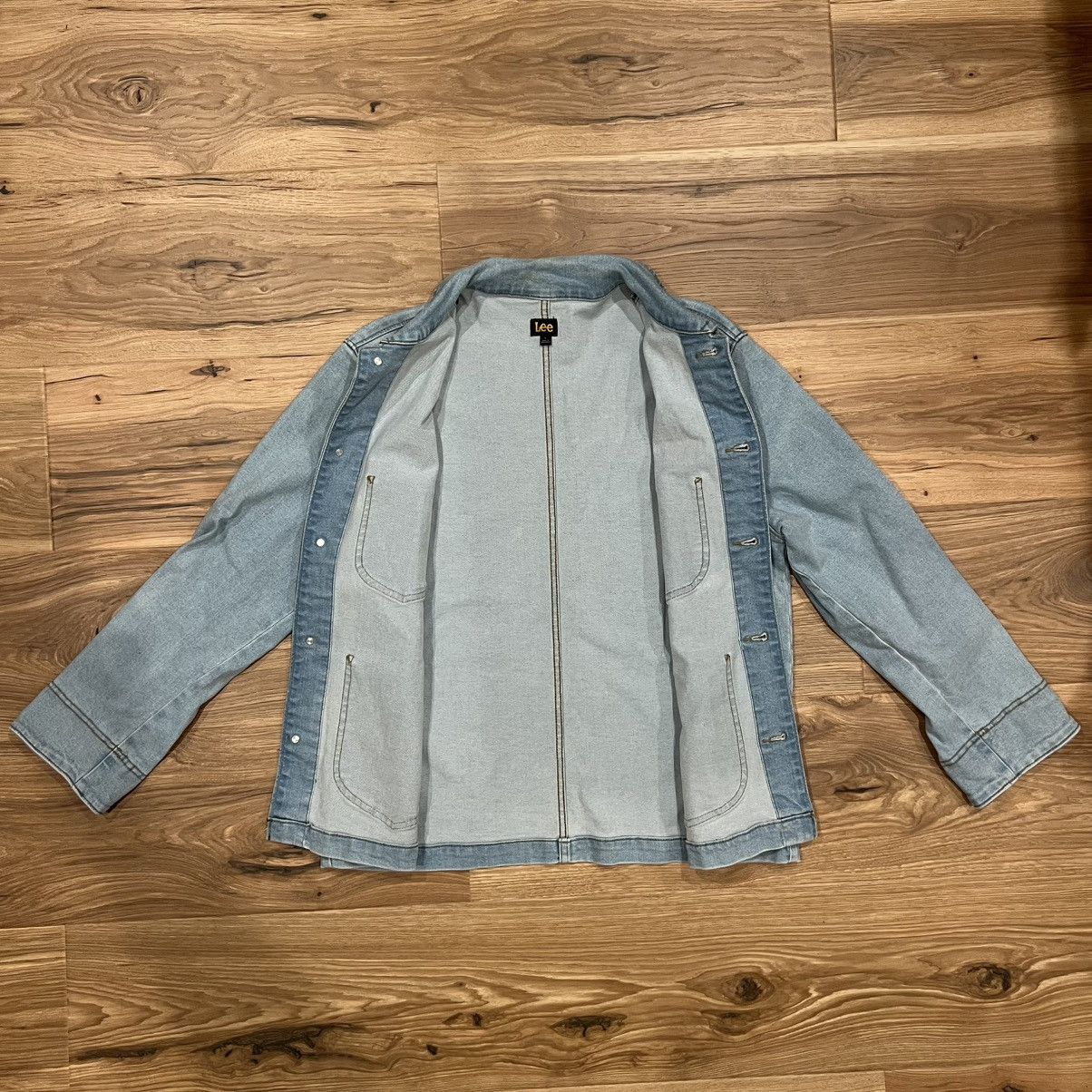 Lee Lee Womens Chore Denim Jacket Blue Large Size L / US 10 / IT 46 - 2 Thumbnail
