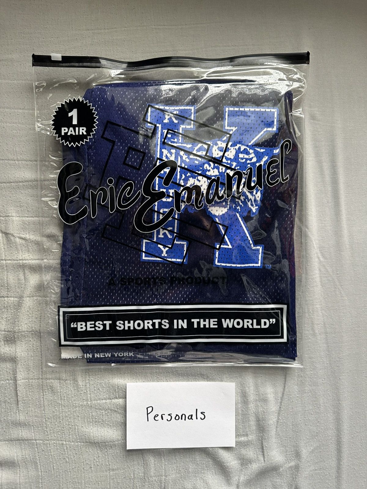 Eric Emanuel × NCAA Eric Emanuel University Of Kentucky Basic Shorts Large Size US 34 / EU 50 - 2 Thumbnail