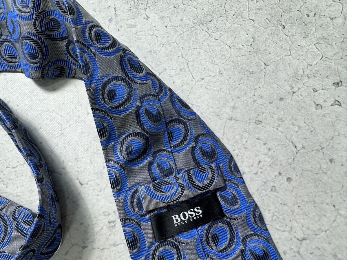 Hugo Boss Boss Tie Luxury Vintage Silk Size ONE SIZE - 4 Thumbnail