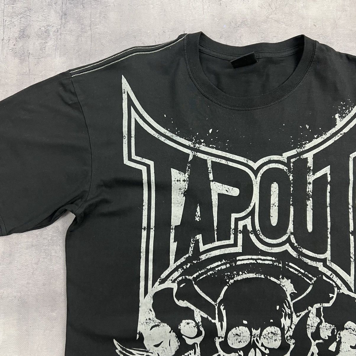 Vintage Rare! Tapout Believe Vintage Big Logo Tee Skull 00s Size US XL / EU 56 / 4 - 4 Thumbnail