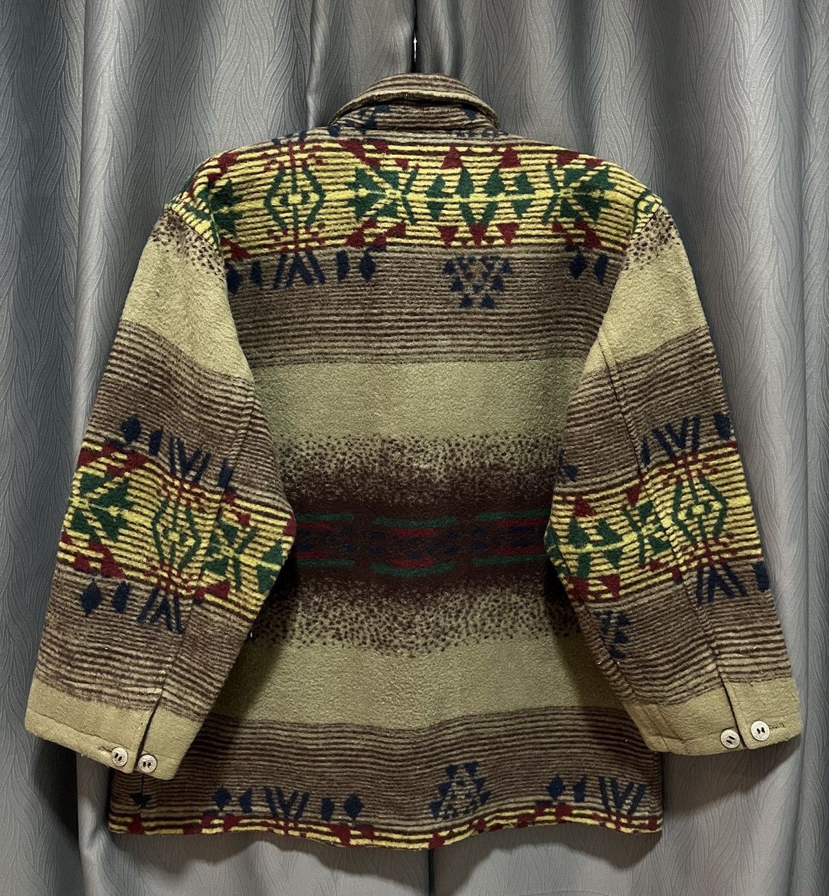 L.L. Bean Kentucky Cardinal Navajo Pattern Hunting Jacket Size US M / EU 48-50 / 2 - 2 Thumbnail