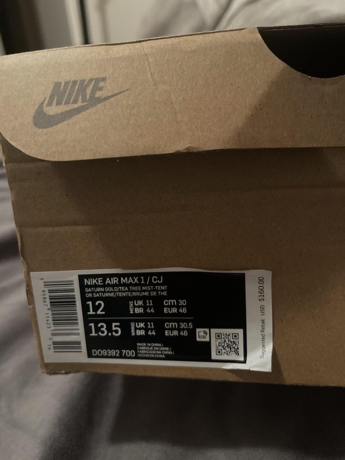 Nike × Travis Scott NIKE AIR MAX 1 CACTUS JACK Size US 12 / EU 45 - 6 Thumbnail