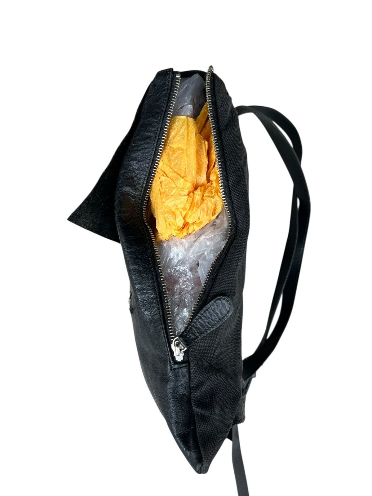 Leather Pour Deux Acce Japan Black Leather Backpack Rucksack Bag Size ONE SIZE - 15 Thumbnail