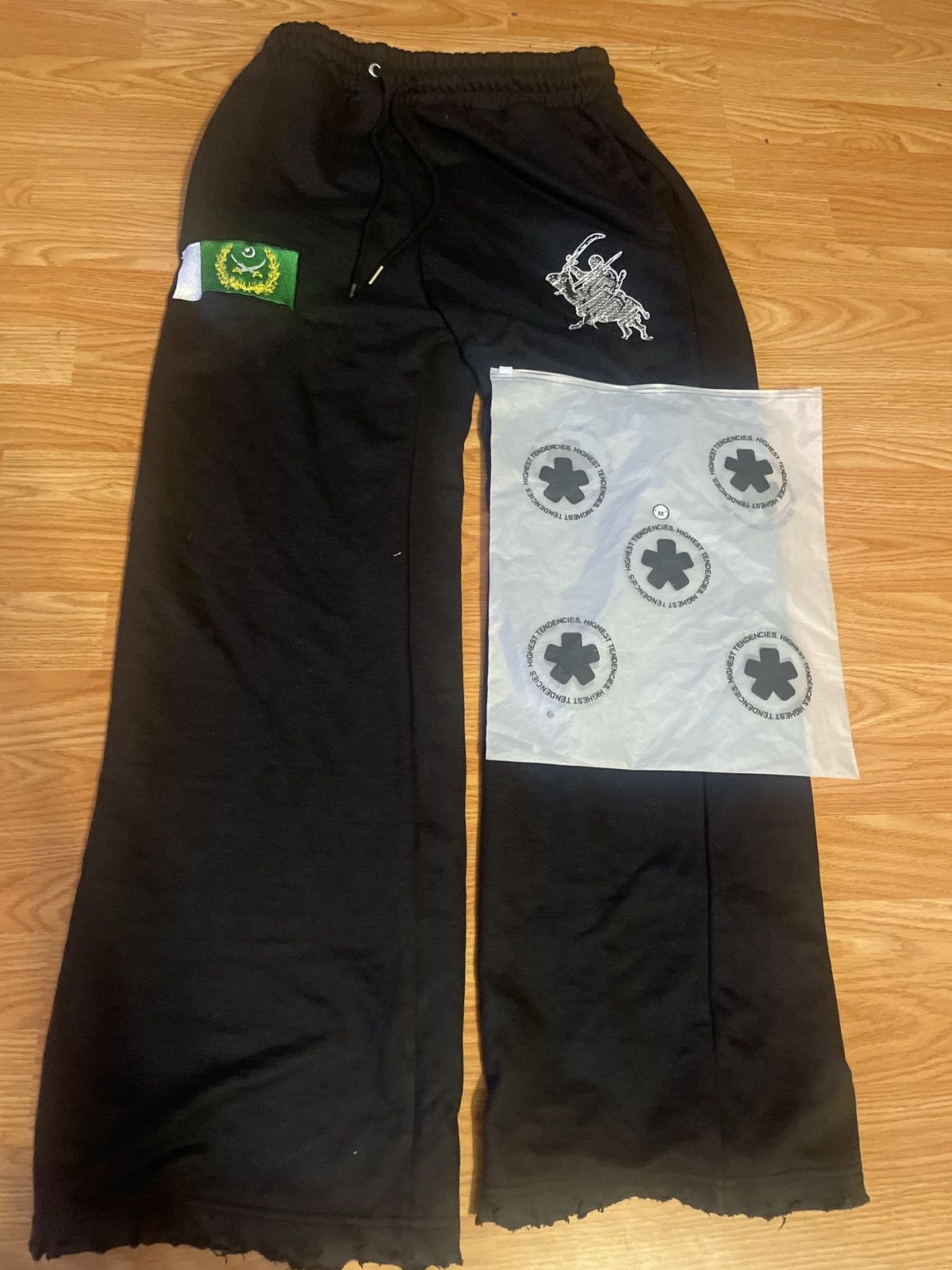 image of Highest Tendencies Polo Sweat Pants in Black, Men's (Size 33)