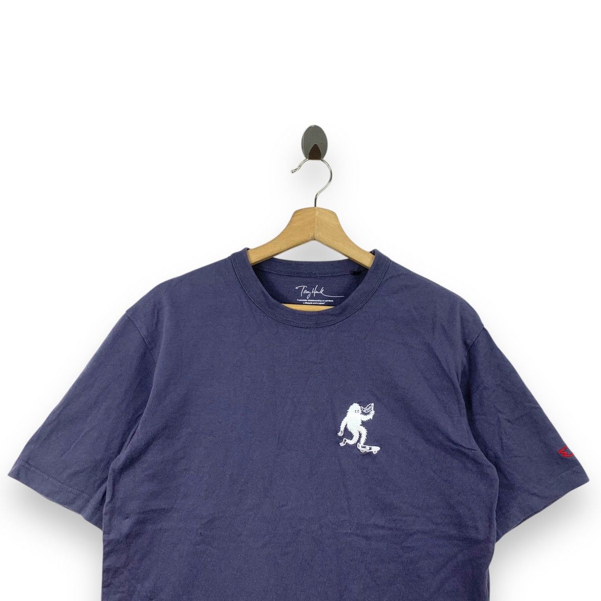 GU TONY HAWK x GU Skateboard Art Form Embroidered Tee Shirt Size US S / EU 44-46 / 1 - 2 Thumbnail