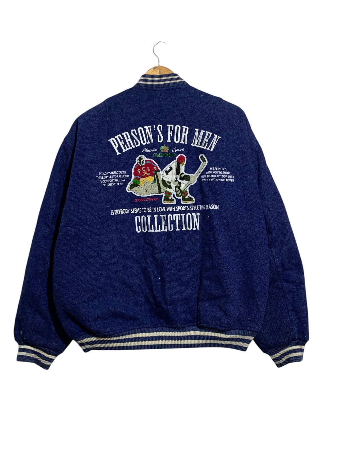 PERSON'S 🔥PERSON’S WOOL VARSITY JACKETS Size US L / EU 52-54 / 3 - 1 Thumbnail