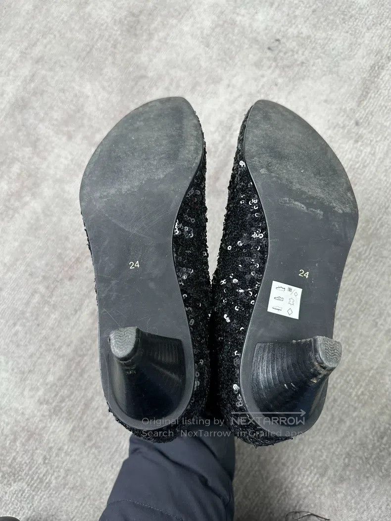 Comme des Garcons Comme des Garcons Sequined High Heels Size US 7.5 / IT 37.5 - 5 Thumbnail