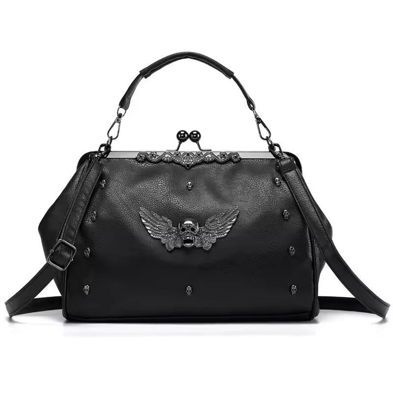 Other Y2K Skull Rivet Tote Bag – Premium Punk Crossbody Size ONE SIZE - 7 Thumbnail