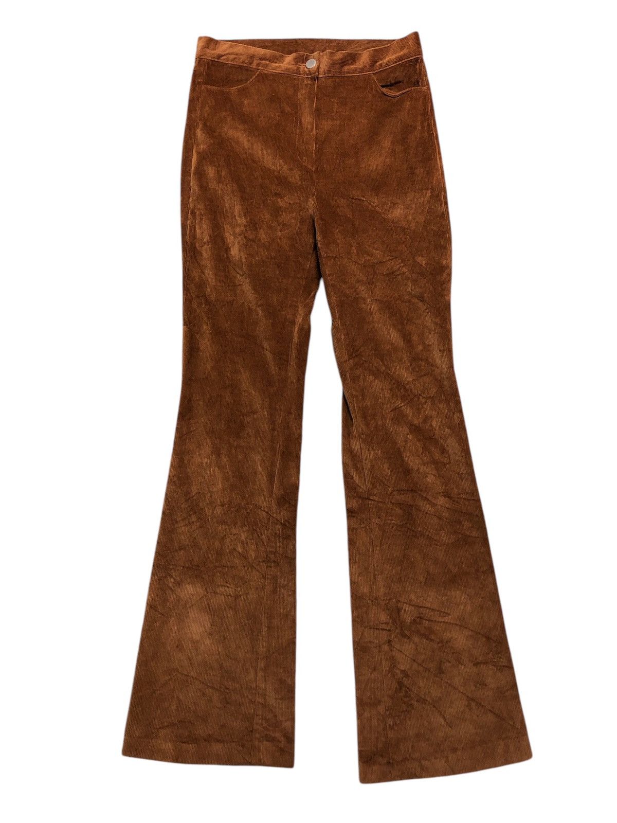 Designer Minimuze Korea Velvet Corduroy Bell Bottom Pant Size US 28 / EU 44 - 1 Thumbnail