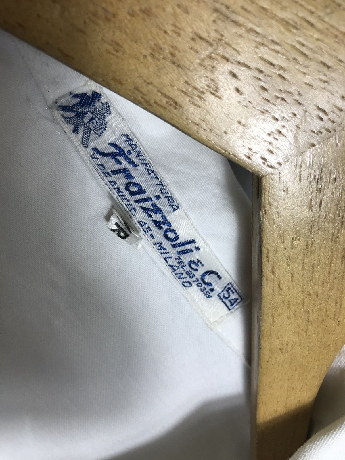 Vintage NWT fraizzoli milano jacket mens white vintage 80s Italy Size 44R - 4 Thumbnail