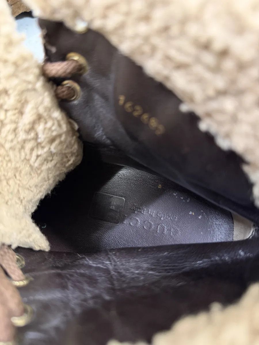 Gucci 2000s Gucci Beige & Brown Shearling Boots Size US 8.5 / EU 41-42 - 10 Thumbnail