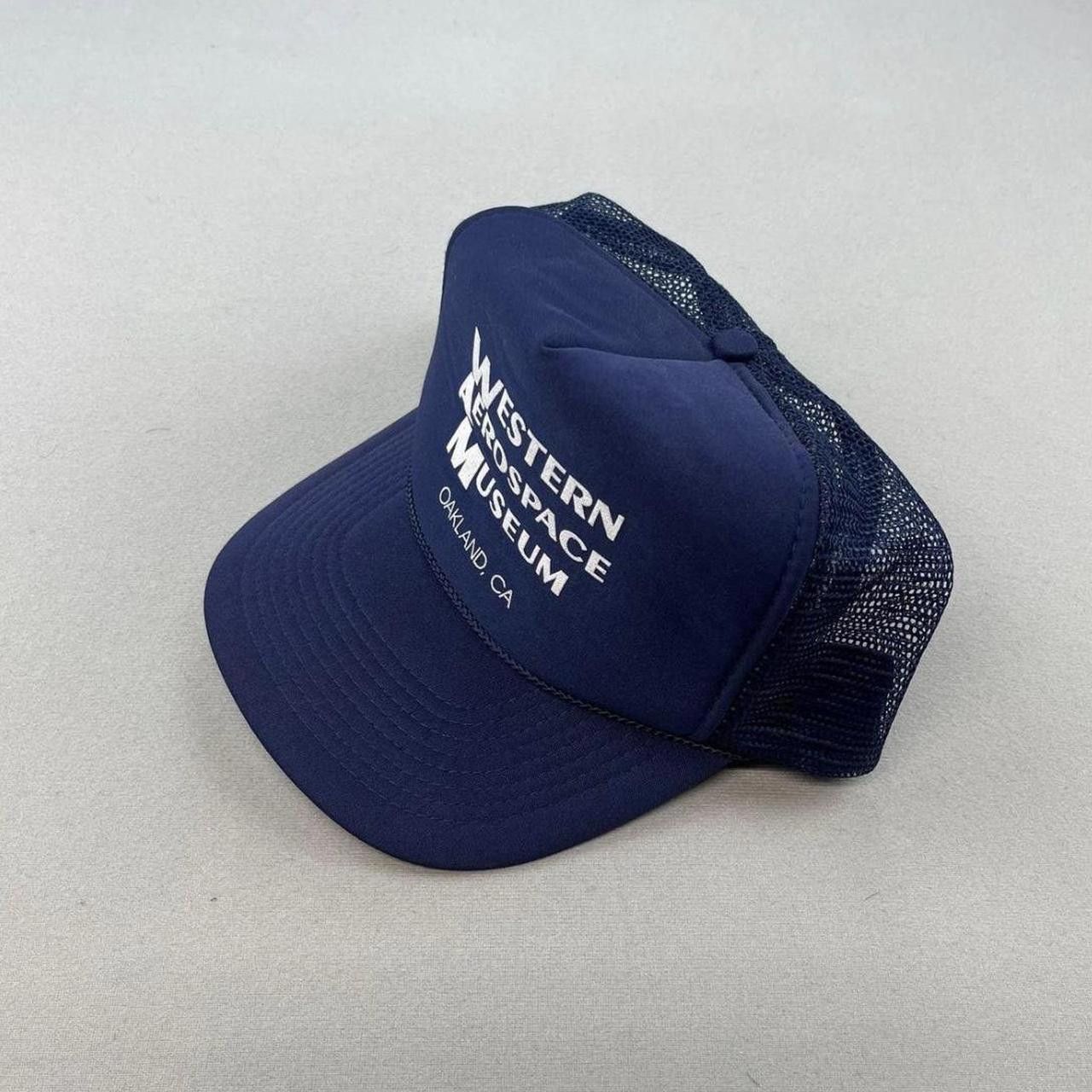 Designer Vintage Aerospace Museum Snapback Trucker Hat Size ONE SIZE - 1 Thumbnail