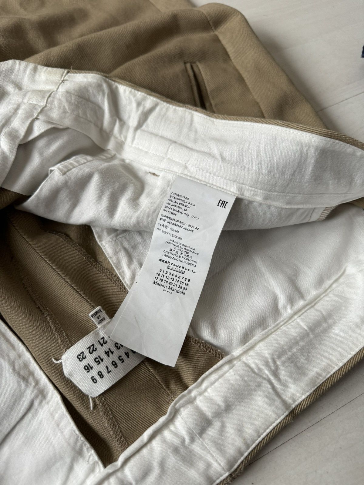 Maison Margiela Maison Margiela Skater Chino Beige 54 Size US 36 / EU 52 - 8 Thumbnail