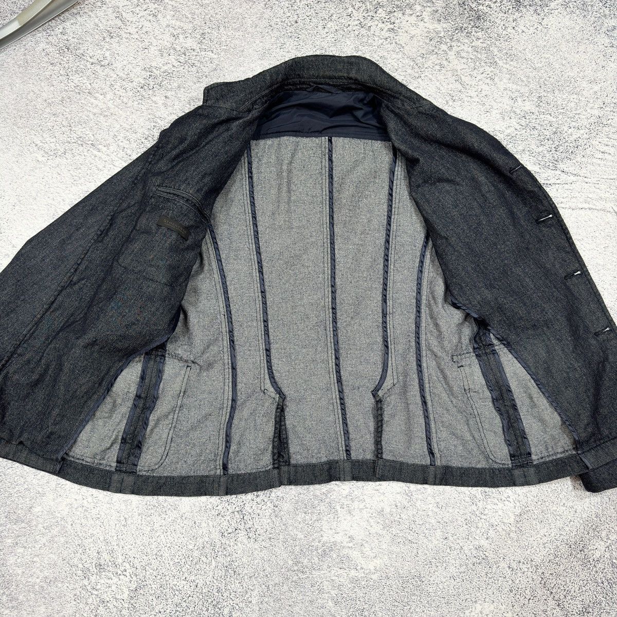 Designer × STRENESSE Strenesse Mens Cotton-Virgin wool Jacket M size Size US M / EU 48-50 / 2 - 10 Thumbnail