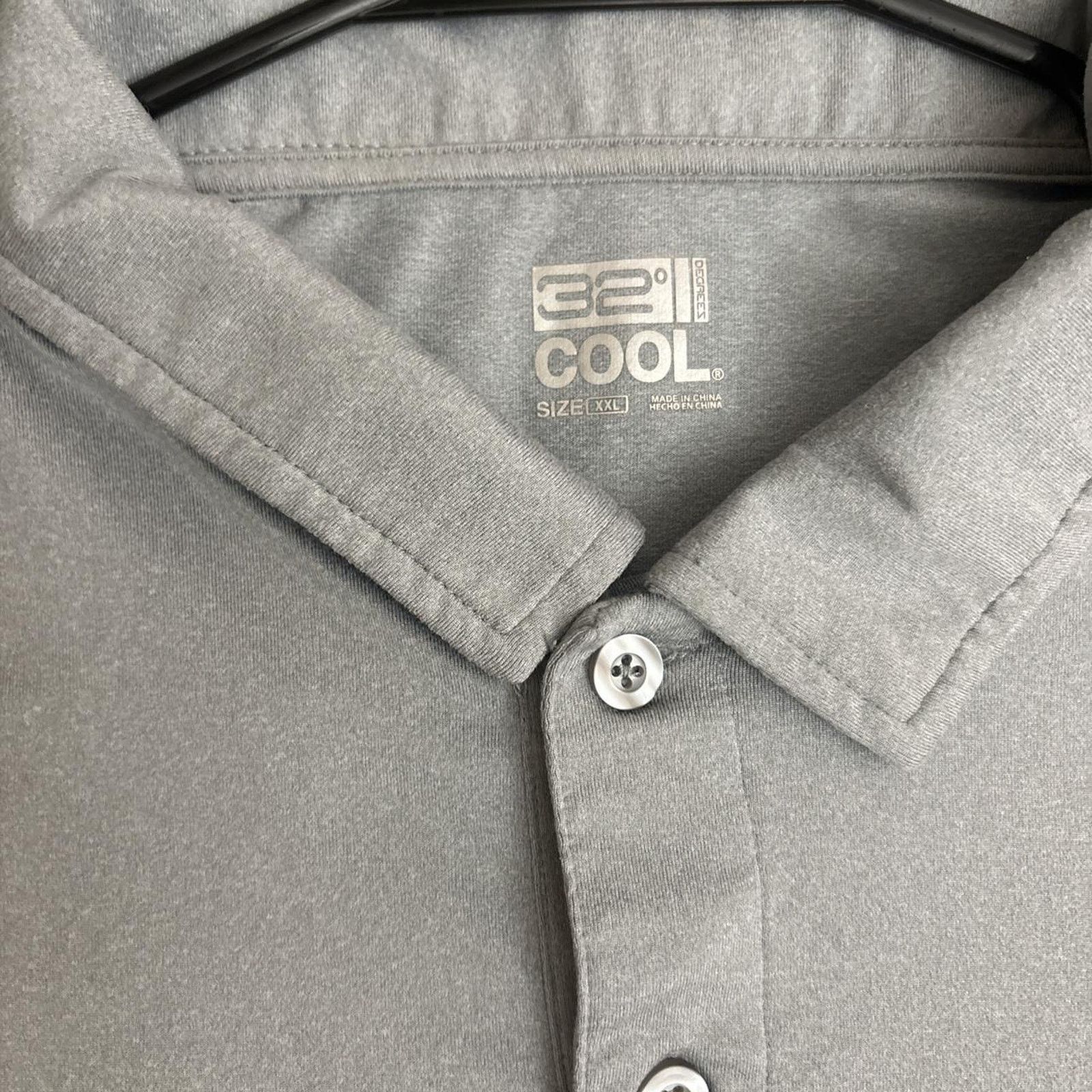 Other Men’s Grey 32 Degrees Golf Polo Shirt Size US XXL / EU 58 / 5 - 3 Thumbnail