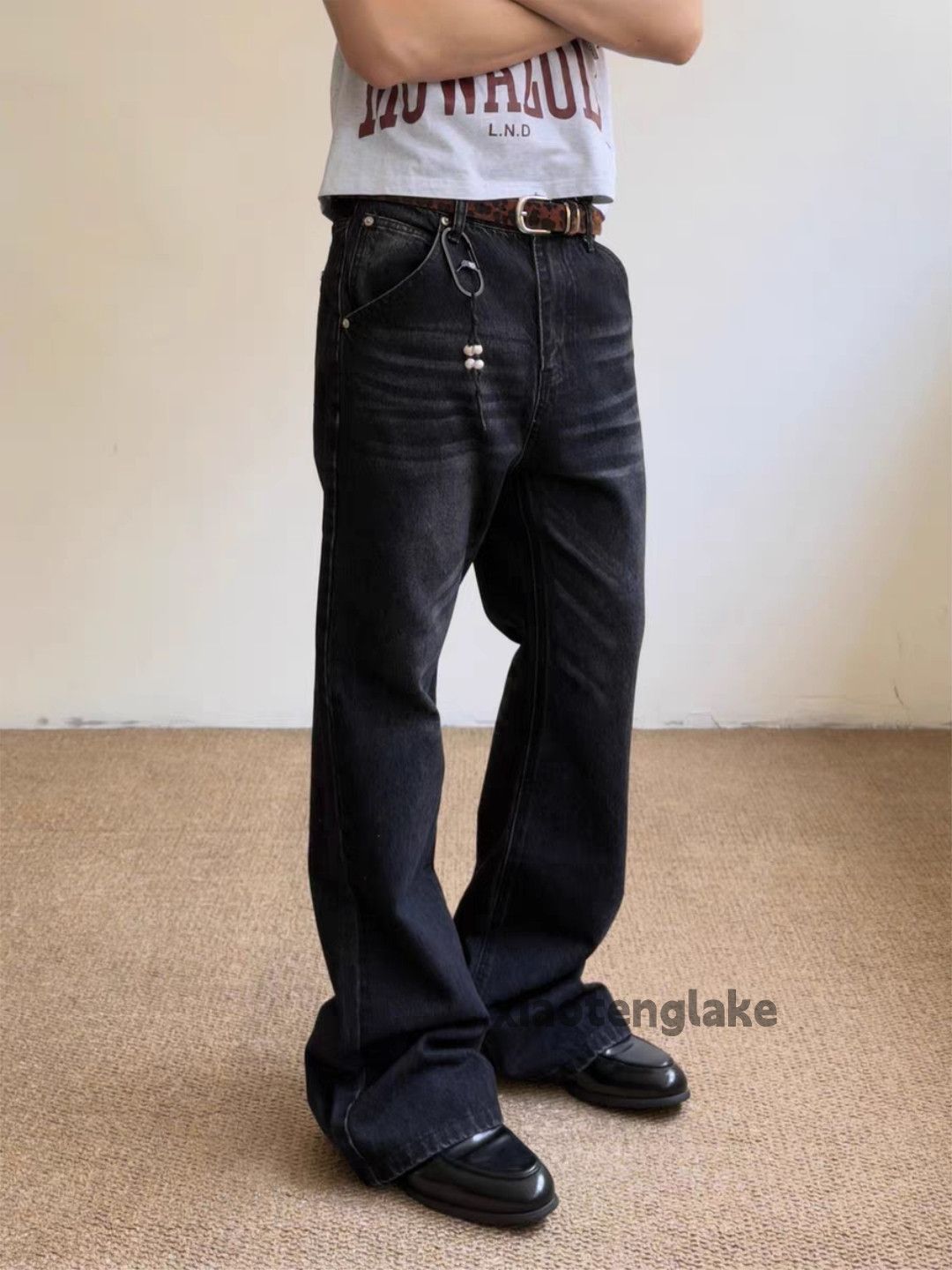 Jean zx rafsimons helmutlang style distressed bootcut jeans Size US 32 / EU 48 - 1 Thumbnail