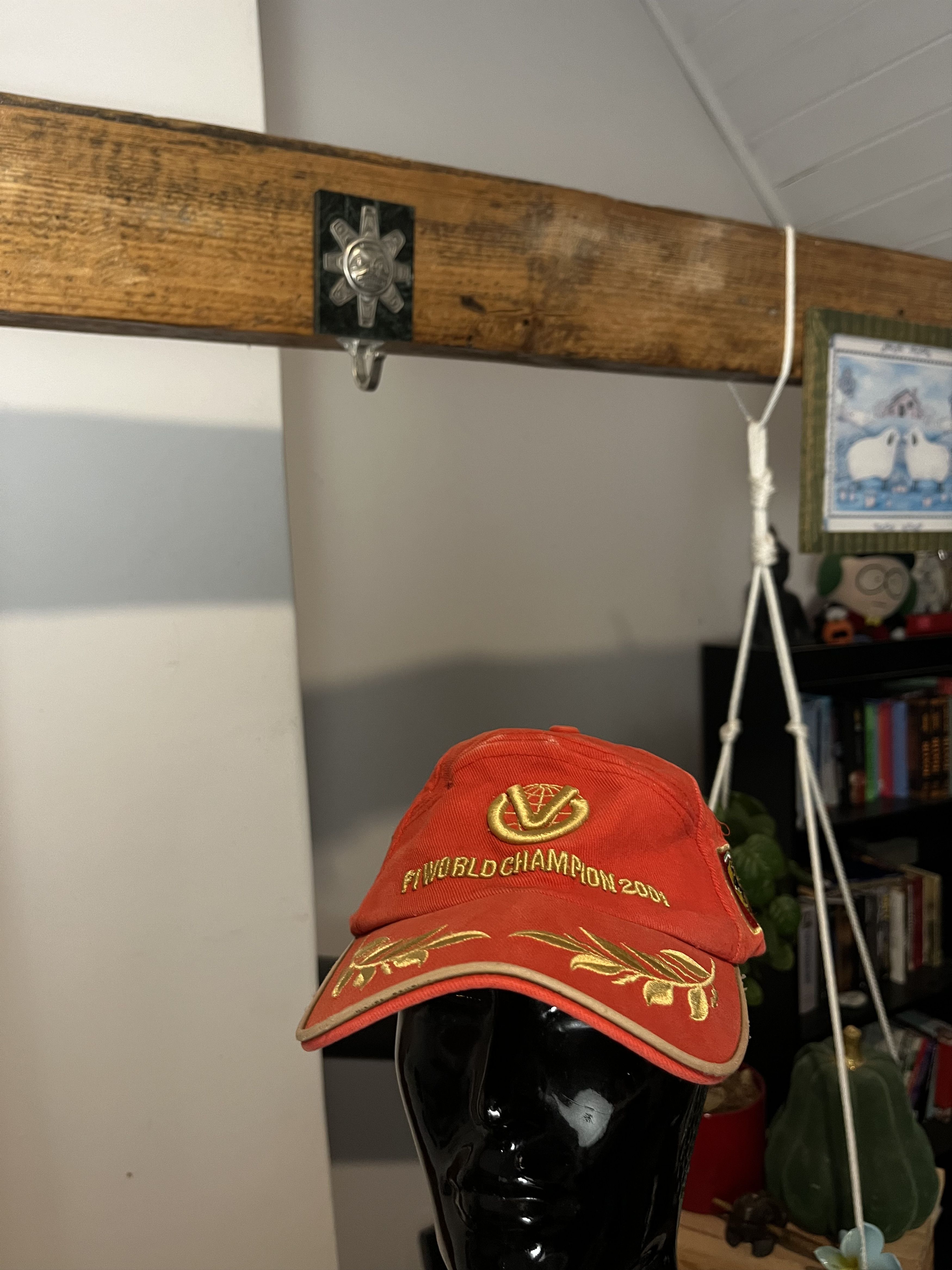 Ferrari × Vintage 2001 Michael Schumacher F1 World Champion Cap Ferrari Size ONE SIZE - 4 Thumbnail