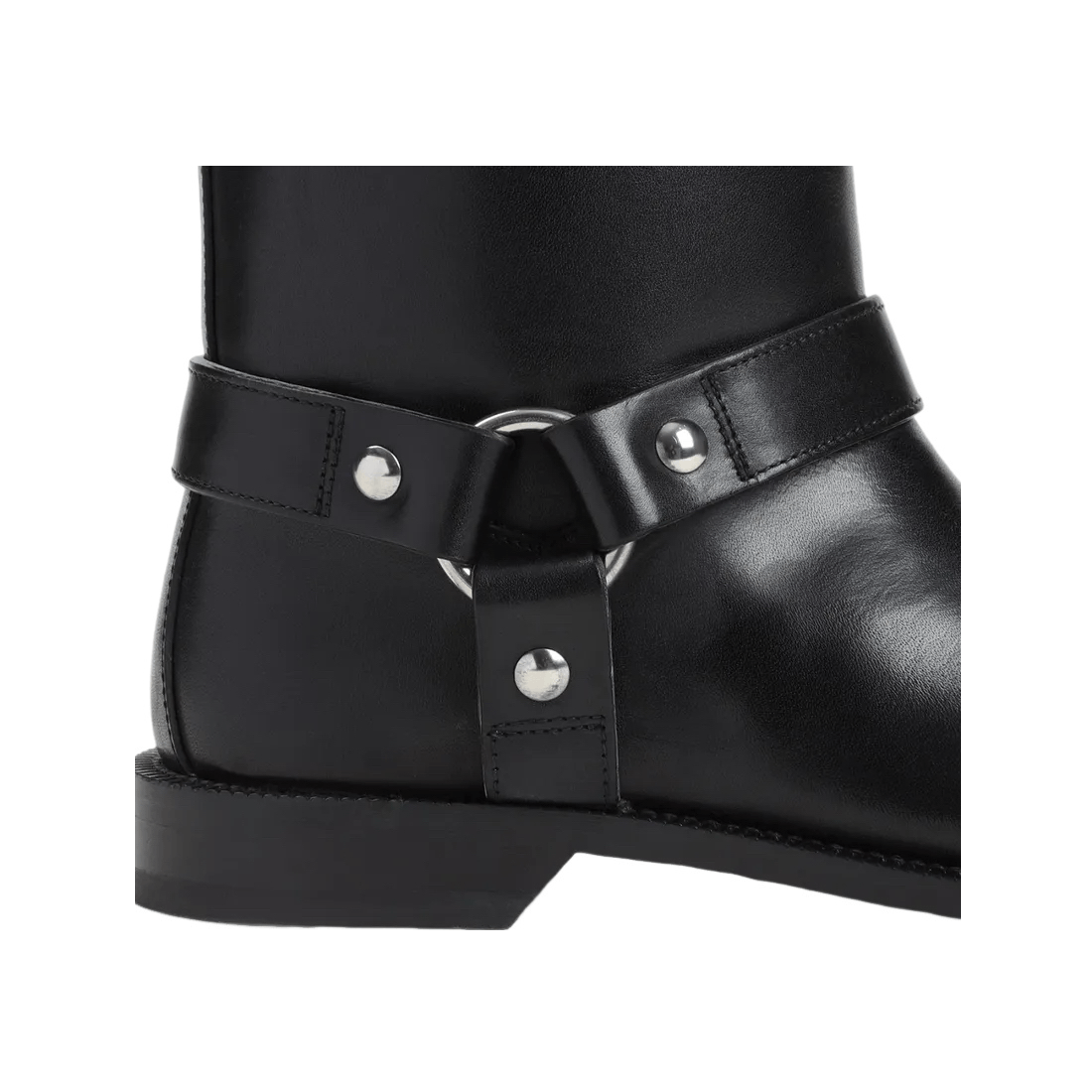 Loewe LOEWE Campo Black Reverse Shearling Biker Boots Size US 10 / IT 40 - 4 Thumbnail