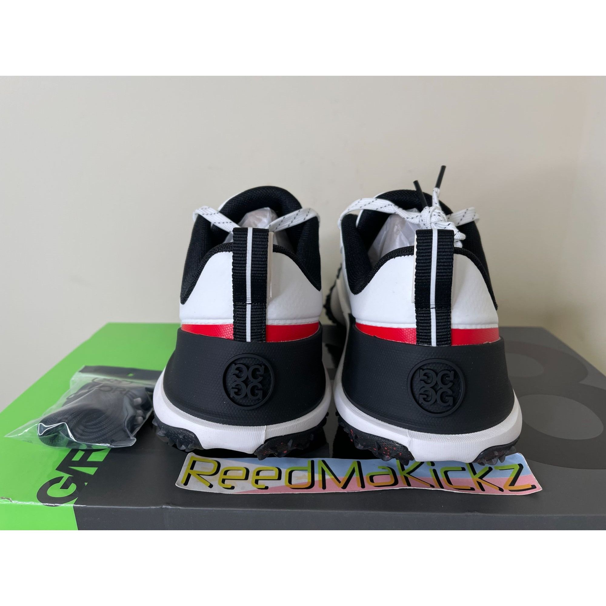 G/FORE G/FORE G/18 WHITE SNOW ONYX GOLF SHOES MENS 9.5US Size US 9.5 / EU 42-43 - 5 Thumbnail
