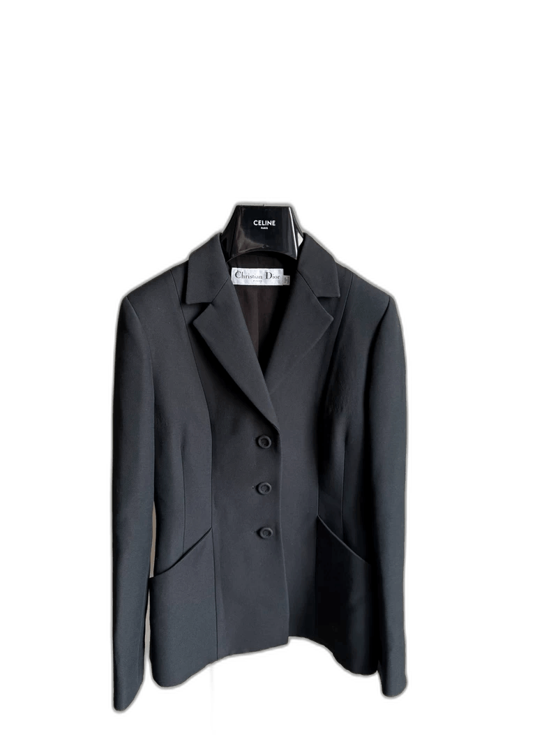 Dior Dior Black Jacket Suit Coat Outerwear-2506 Size M / US 6-8 / IT 42-44 - 1 Thumbnail