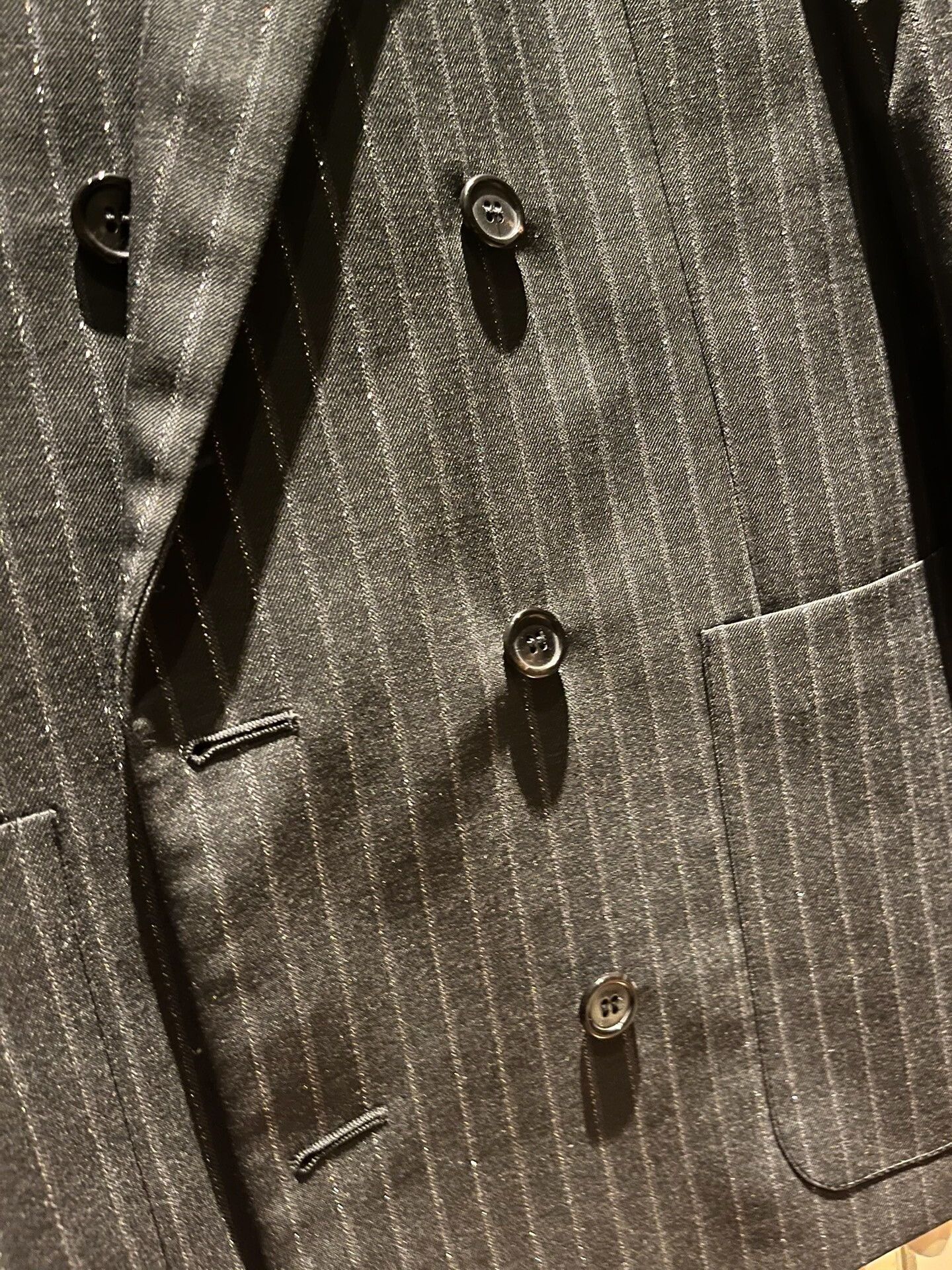 Saint Laurent Paris Saint Laurent SLP Silver Thread Suit Size US M / EU 48-50 / 2 - 3 Thumbnail