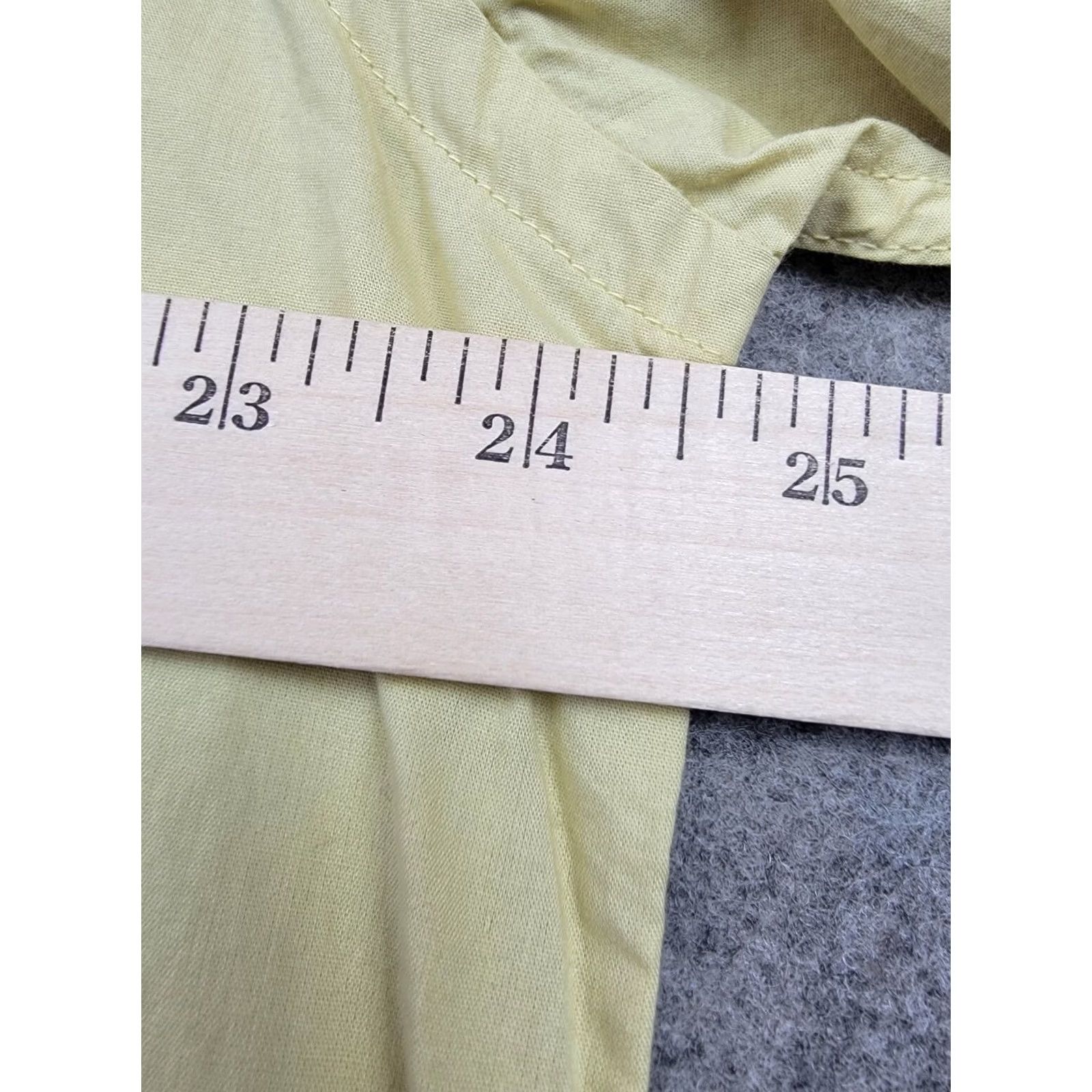 Lacoste Lacoste Shirt Mens XL 44 Yellow Embroidered Logo Long Sleeve Button-Up Cotton Vintage: No, No Size US XL / EU 56 / 4 - 3 Thumbnail