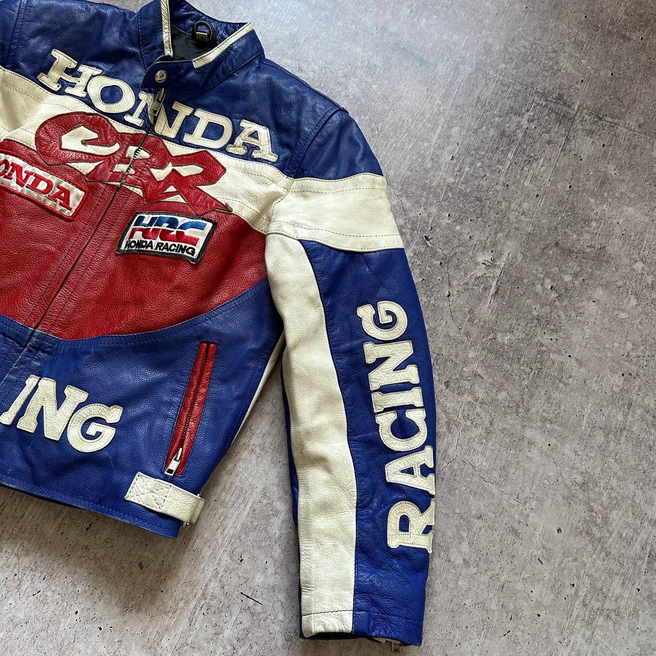 Honda Honda CBR Racing Leather Biker Jacket Size XS / US 0-2 / IT 36-38 - 3 Thumbnail