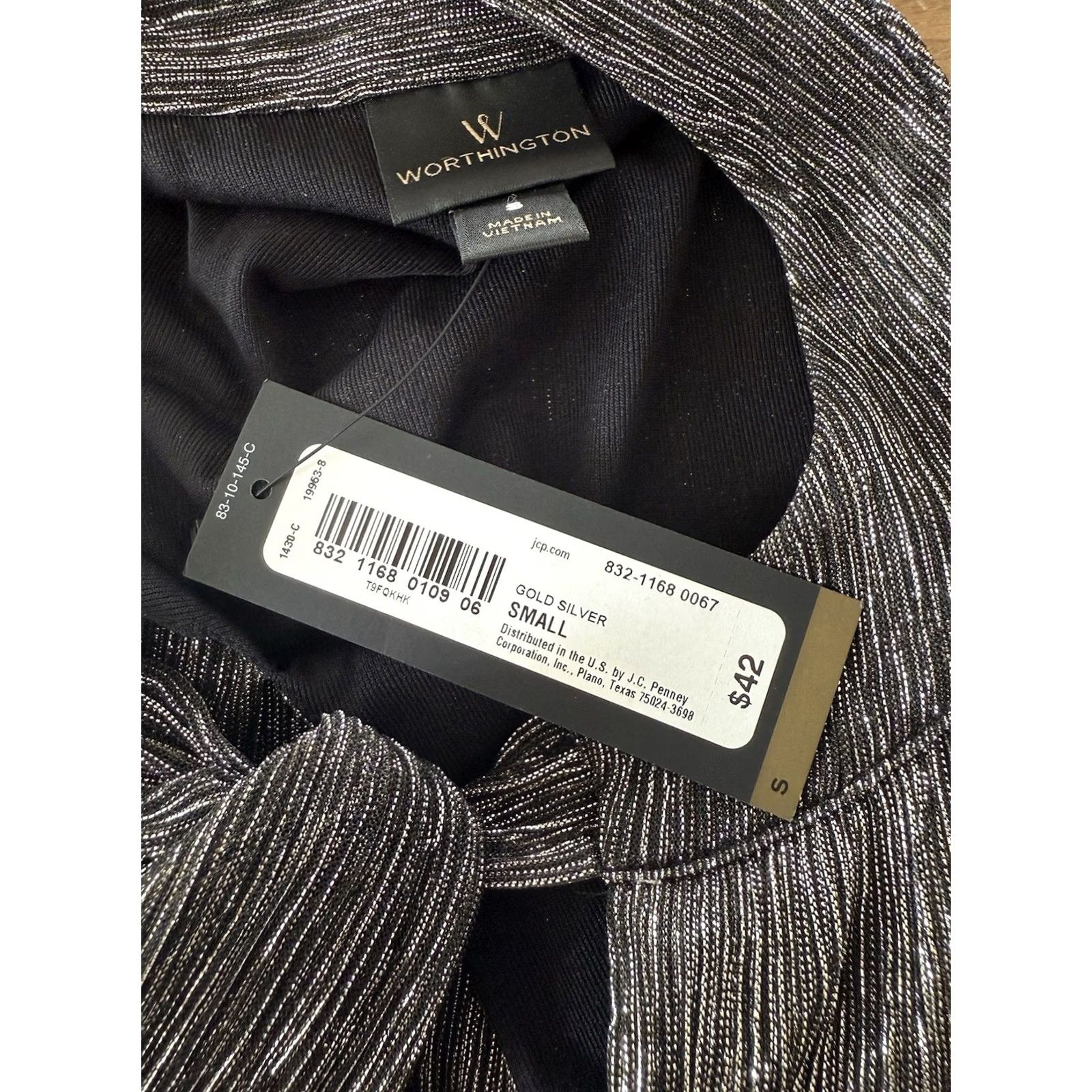 Worthington Worthington Tunic Tank Top Blouse Sleeveless Bow Tie Neck Black XS? Size S / US 4 / IT 40 - 4 Thumbnail