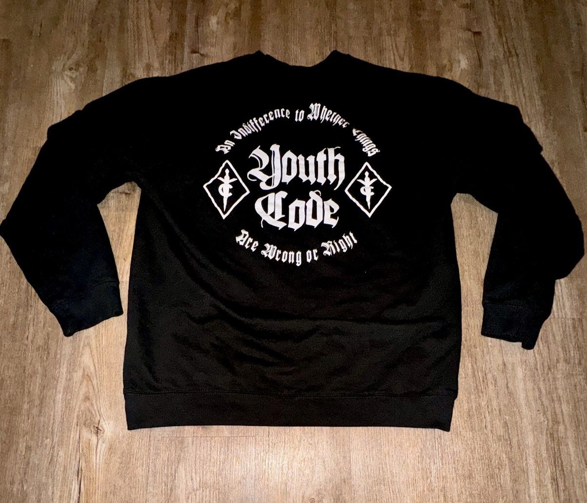 Band Tees Youth Code Wrong Or Right Sweatshirt Size US XL / EU 56 / 4 - 3 Thumbnail