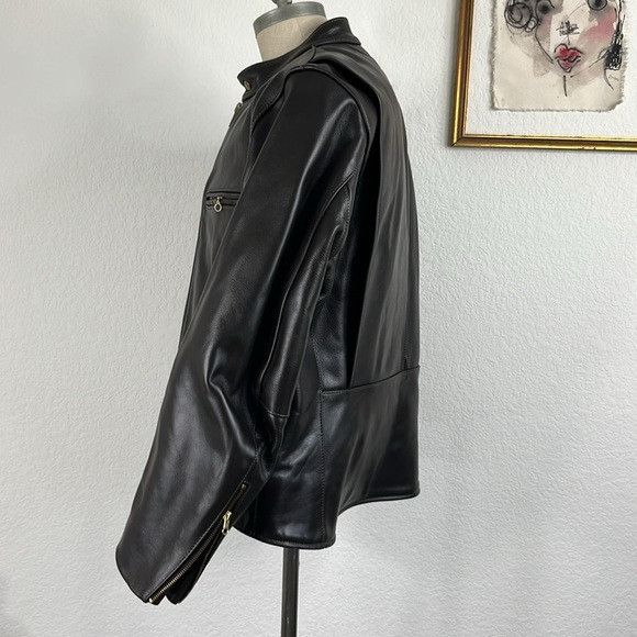 Vanson Leathers Vanson Single Riders Leather Jacket Boston USA 1974 Street R Size US XL / EU 56 / 4 - 5 Thumbnail