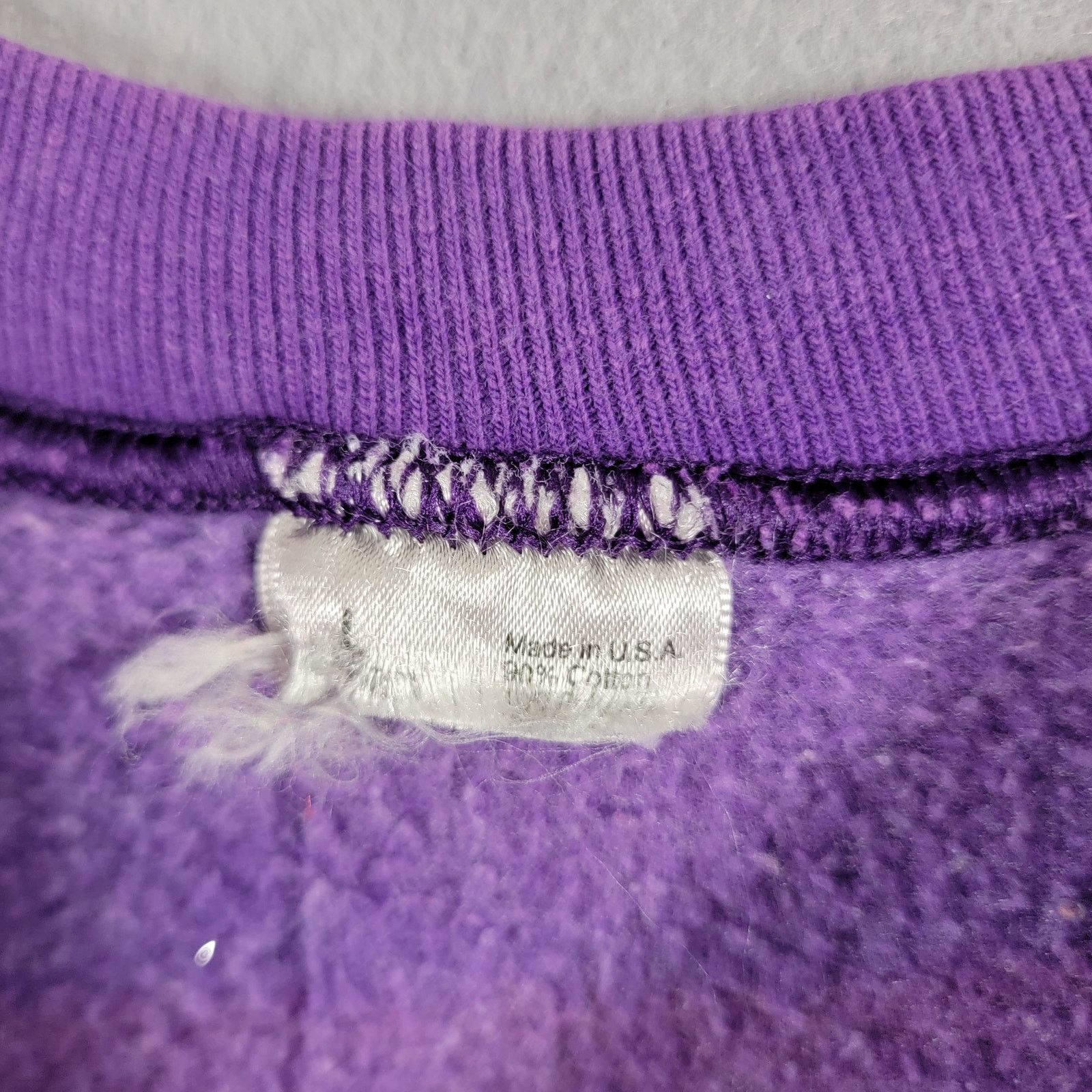 Fruit Of The Loom Vintage Y2K New York Pullover Cut Tag Sz L 21x28 (271)d Size US L / EU 52-54 / 3 - 6 Thumbnail