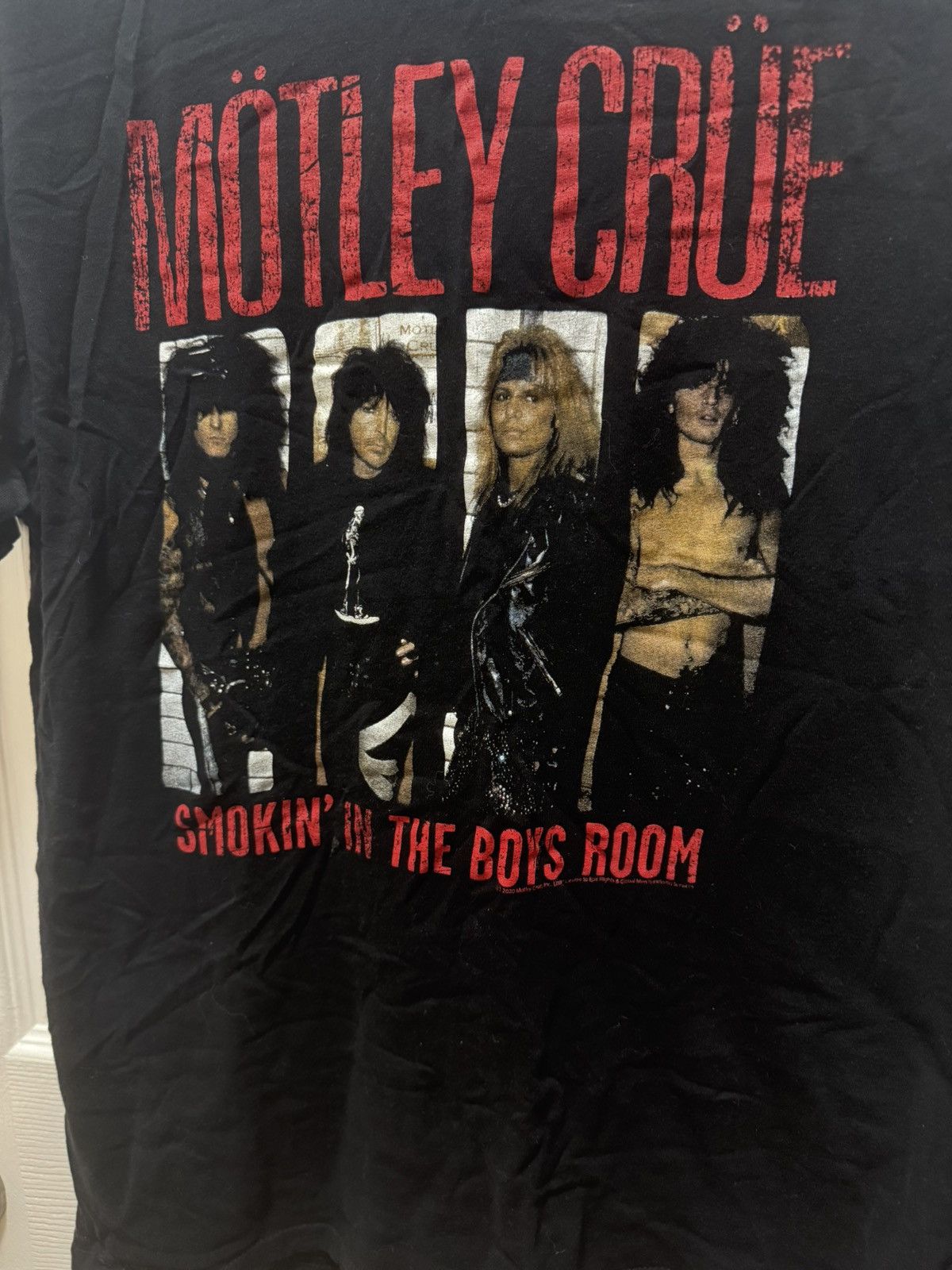 Band Tees Motley Crue 2020 Smokin' In The Boys Room Band Merch Size US L / EU 52-54 / 3 - 2 Thumbnail