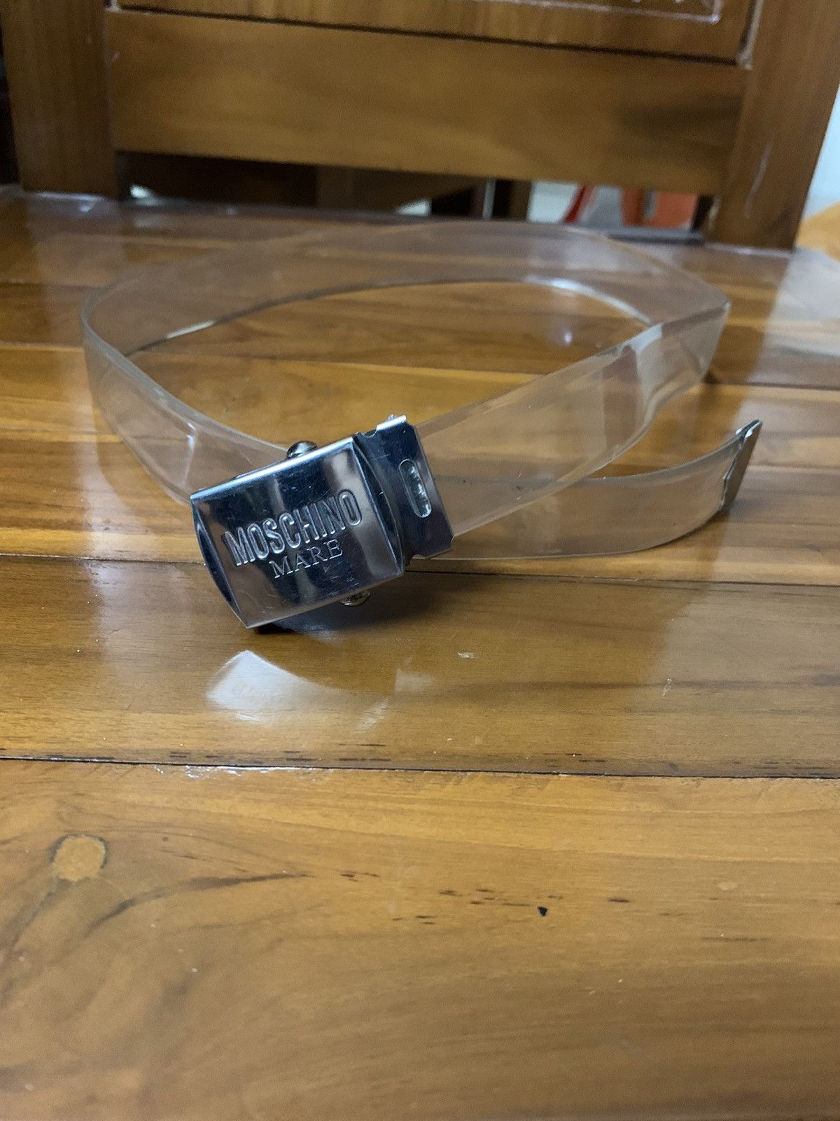 Moschino Moschino classic transparent belt Size ONE SIZE - 3 Thumbnail