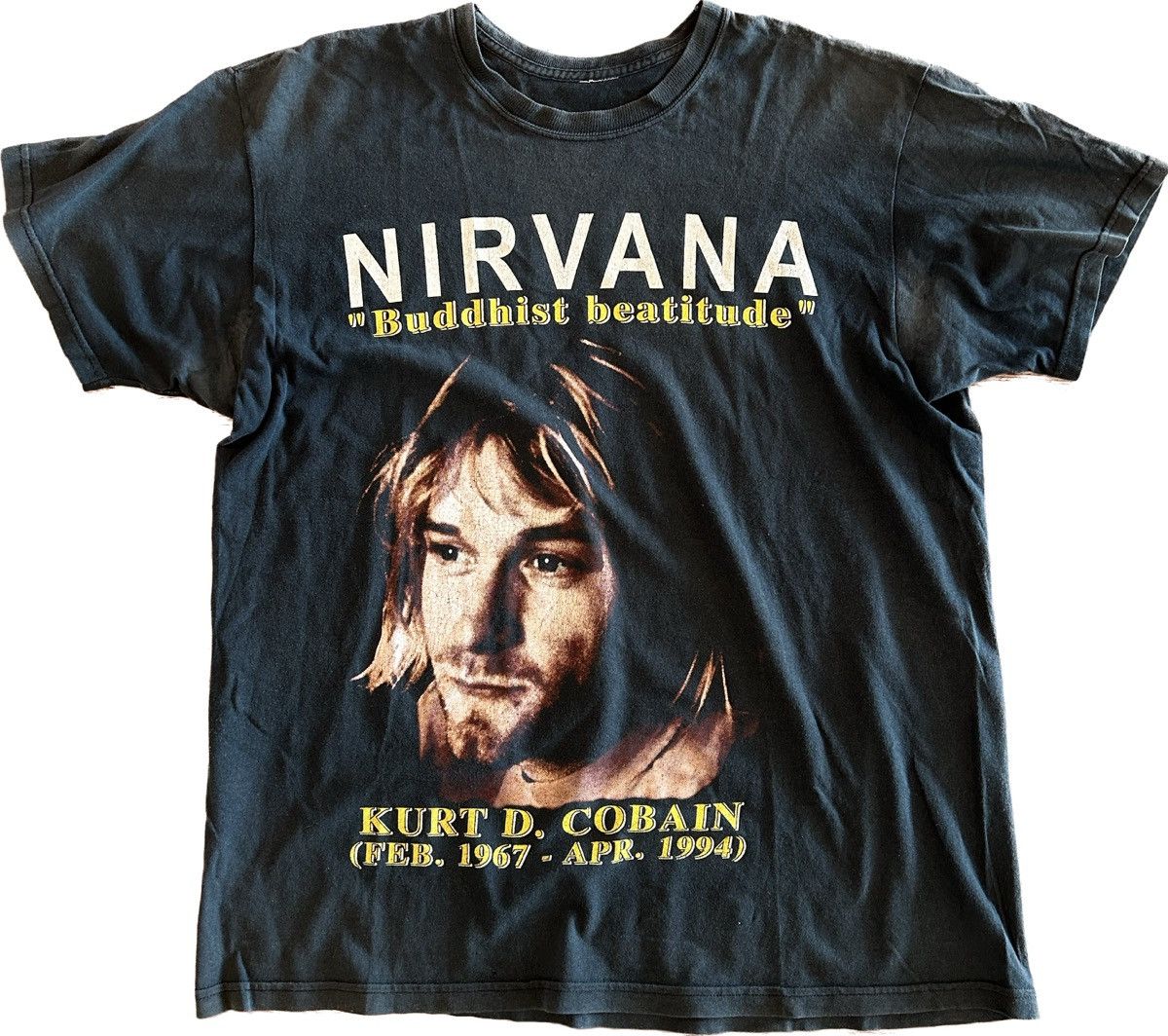 NIRVANA 00's T-shirt Vintage Bootleg 00's Nirvana Kurt Cobain