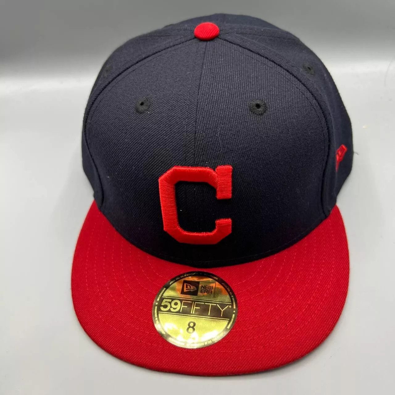 New Era Cleveland Indians Guardians Hat Men 8 Fitted Cap New Size ONE SIZE - 1 Thumbnail